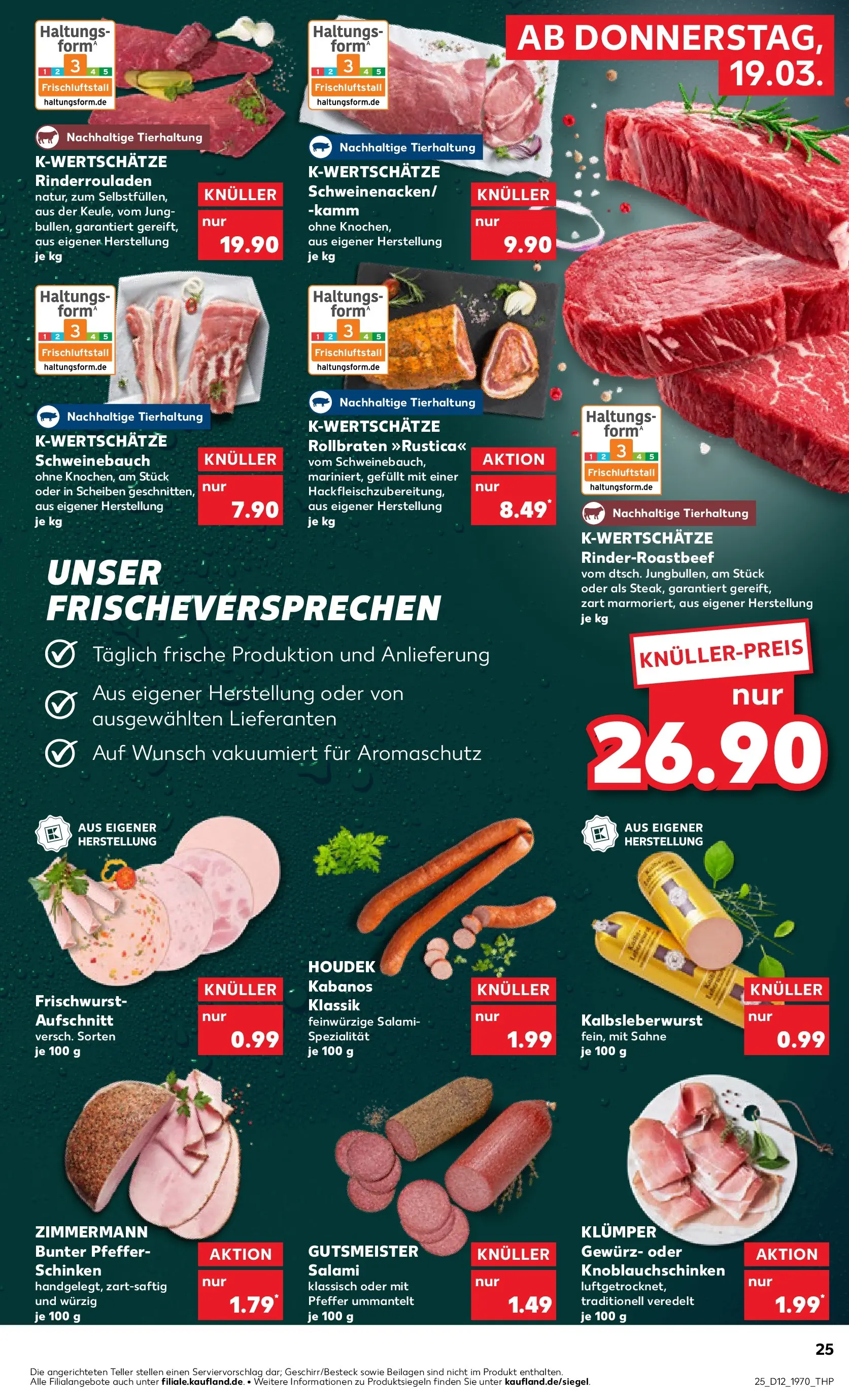 Prospekt Kaufland ab 16.03.2026 » Angebote und Werbung Online | Seite: 37 | Produkte: Schweinebauch, Pfeffer, Salami, Schinken Prospekt Kaufland ab 16.03.2026 » Angebote Online zum Blättern | Seite: 37 | Produkte: Schweinebauch, Pfeffer, Salami, Schinken