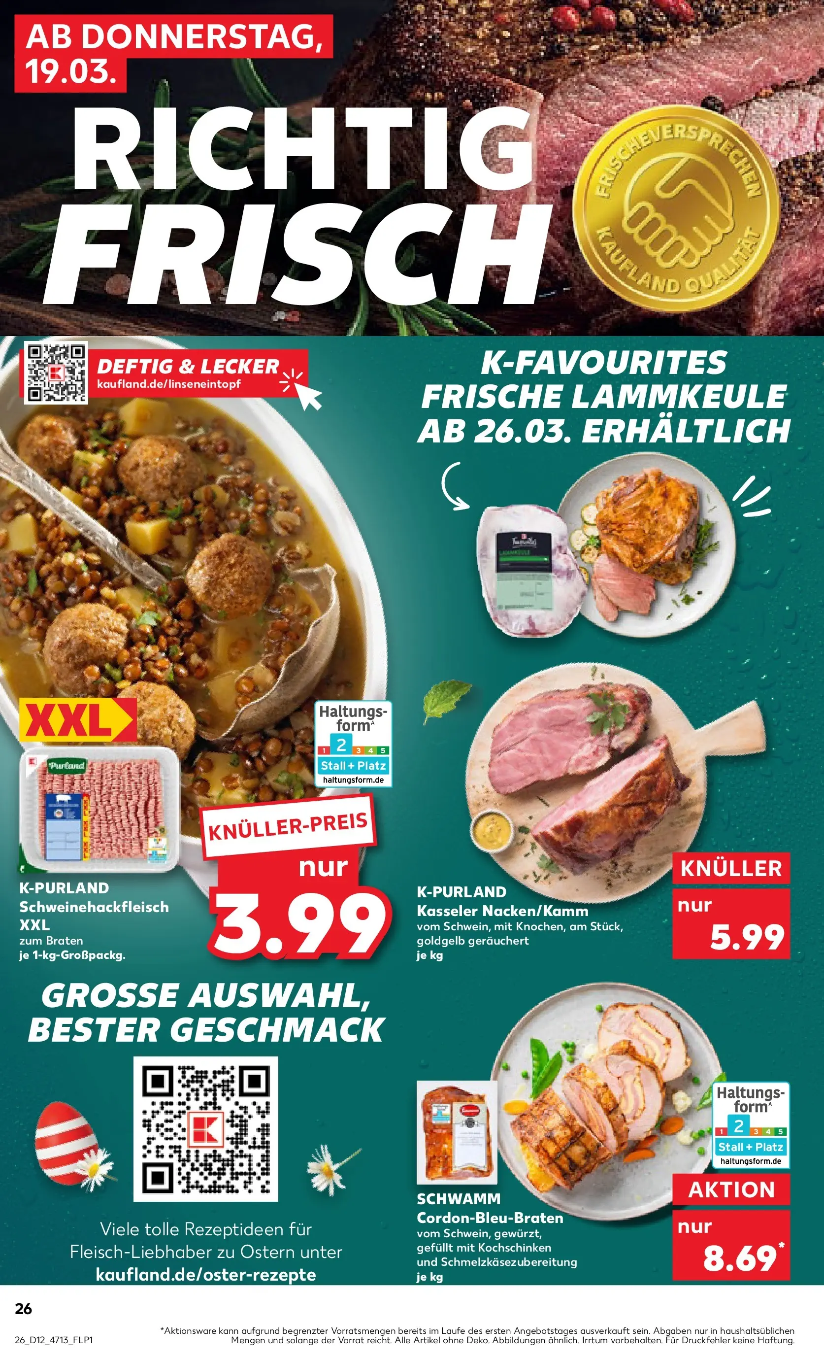 Prospekt Kaufland ab 16.03.2026 » Angebote Online zum Blättern | Seite: 38