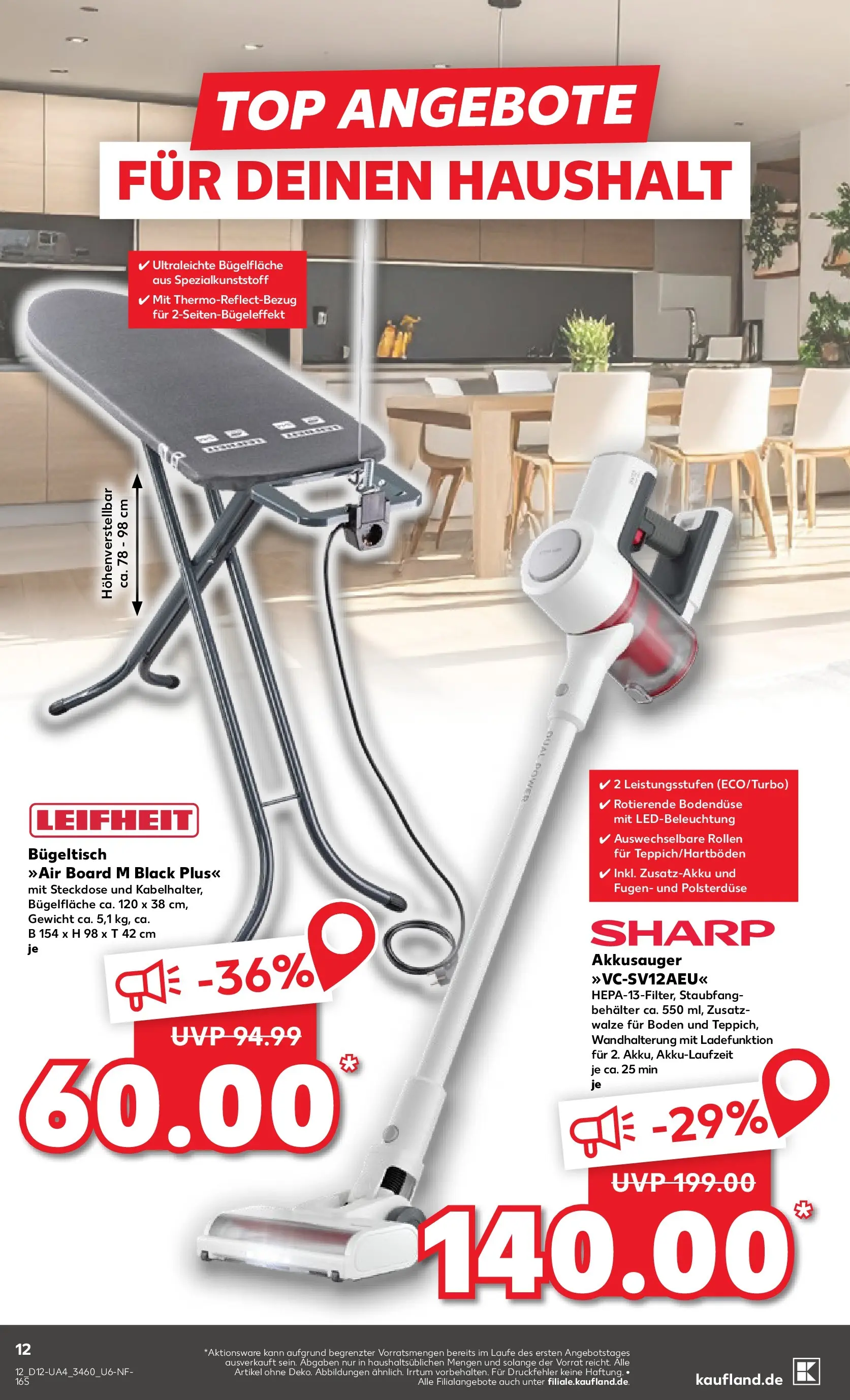 Prospekt Kaufland ab 19.03.2026 » Angebote Online zum Blättern | Seite: 12 | Produkte: Top, Gewicht, Steckdose