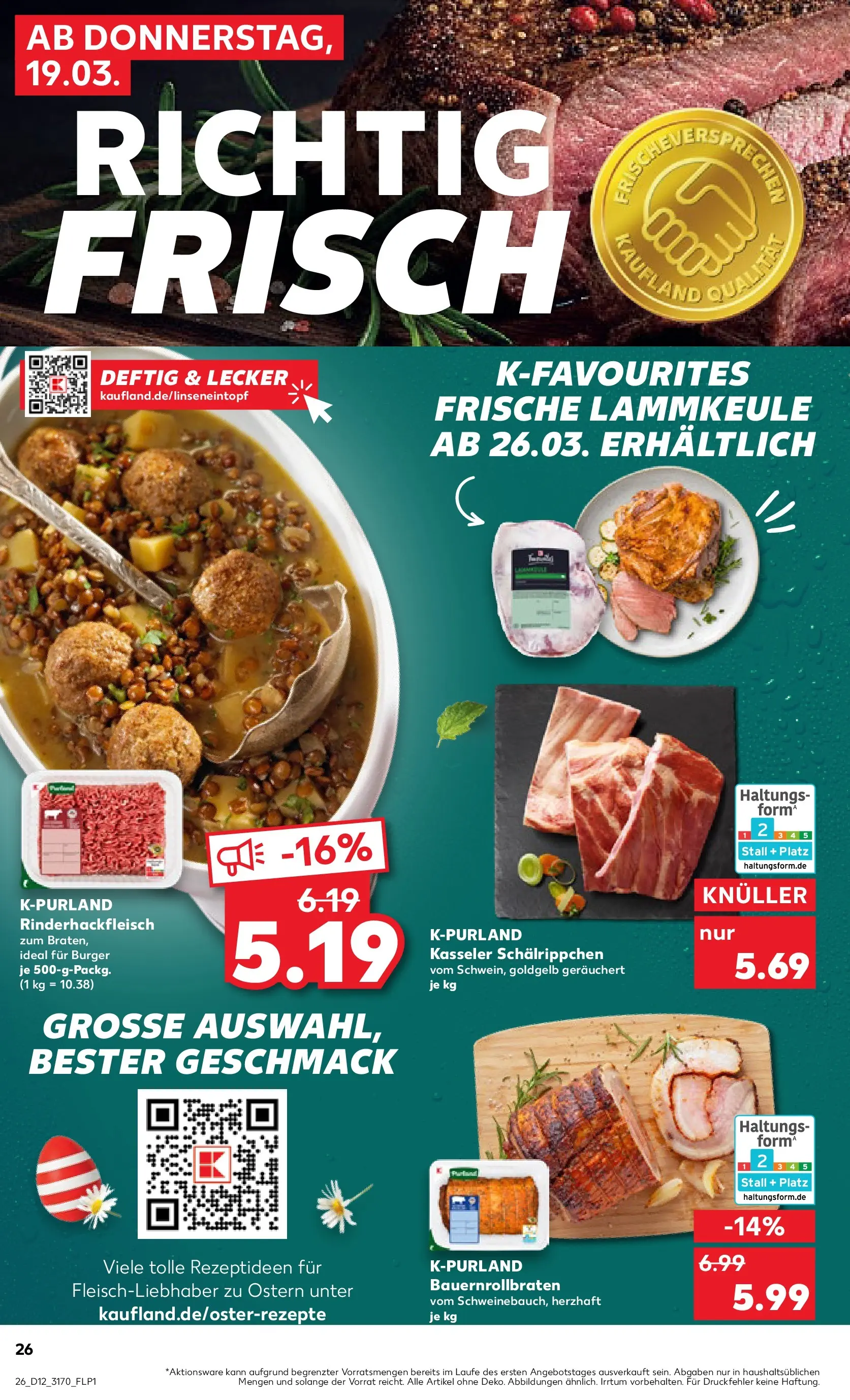 Prospekt Kaufland ab 16.03.2026 » Angebote Online zum Blättern | Seite: 38