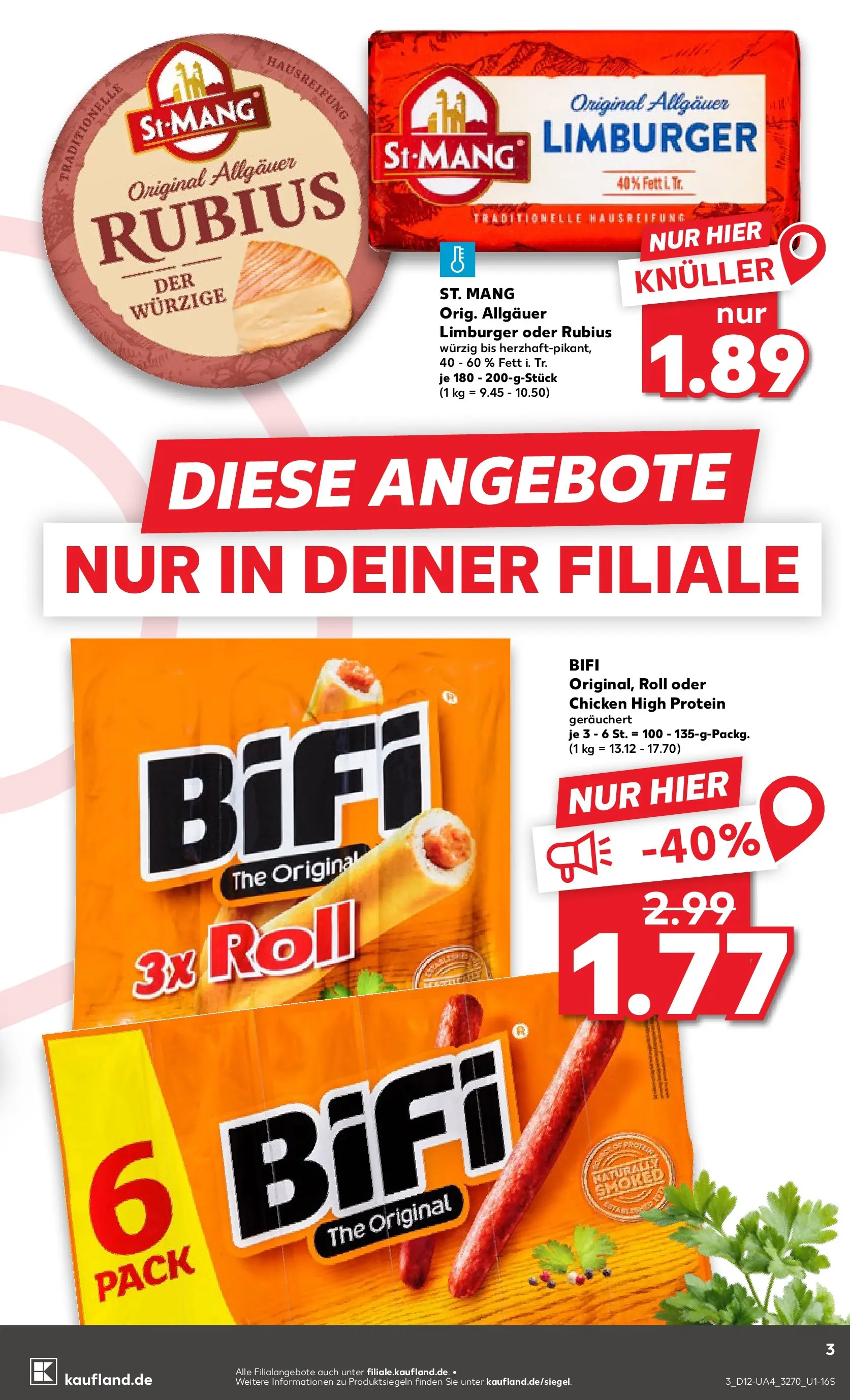 Prospekt Kaufland ab 16.03.2026 » Angebote Online zum Blättern | Seite: 15 | Produkte: Bifi