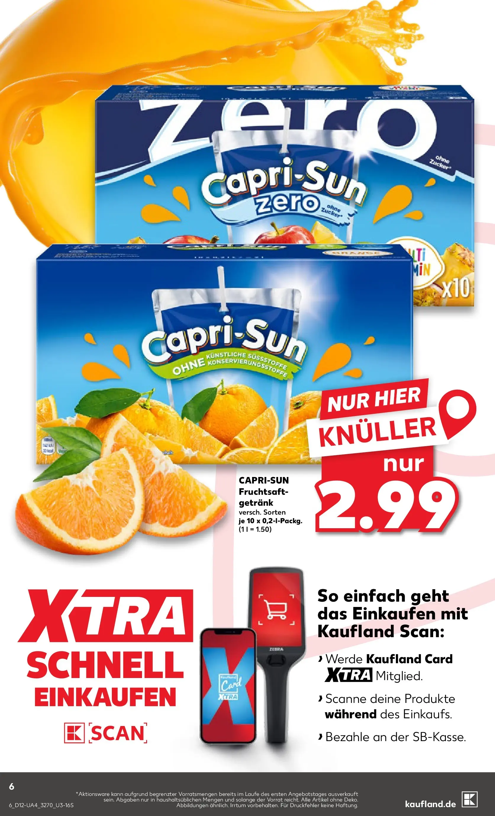 Prospekt Kaufland ab 16.03.2026 » Angebote Online zum Blättern | Seite: 18 | Produkte: Capri sun, Zucker, Fruchtsaft