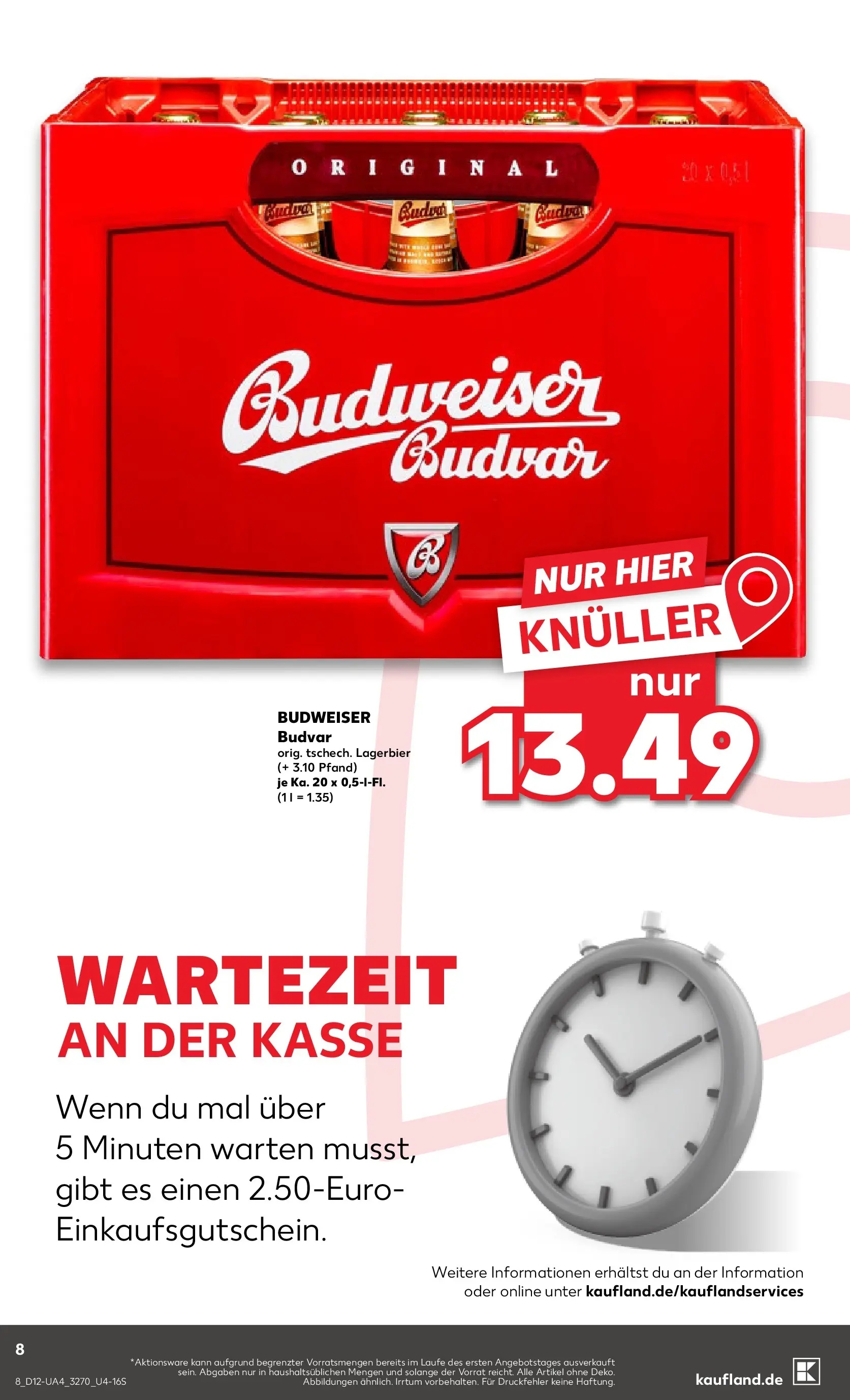 Prospekt Kaufland ab 16.03.2026 » Angebote Online zum Blättern | Seite: 20 | Produkte: Budweiser