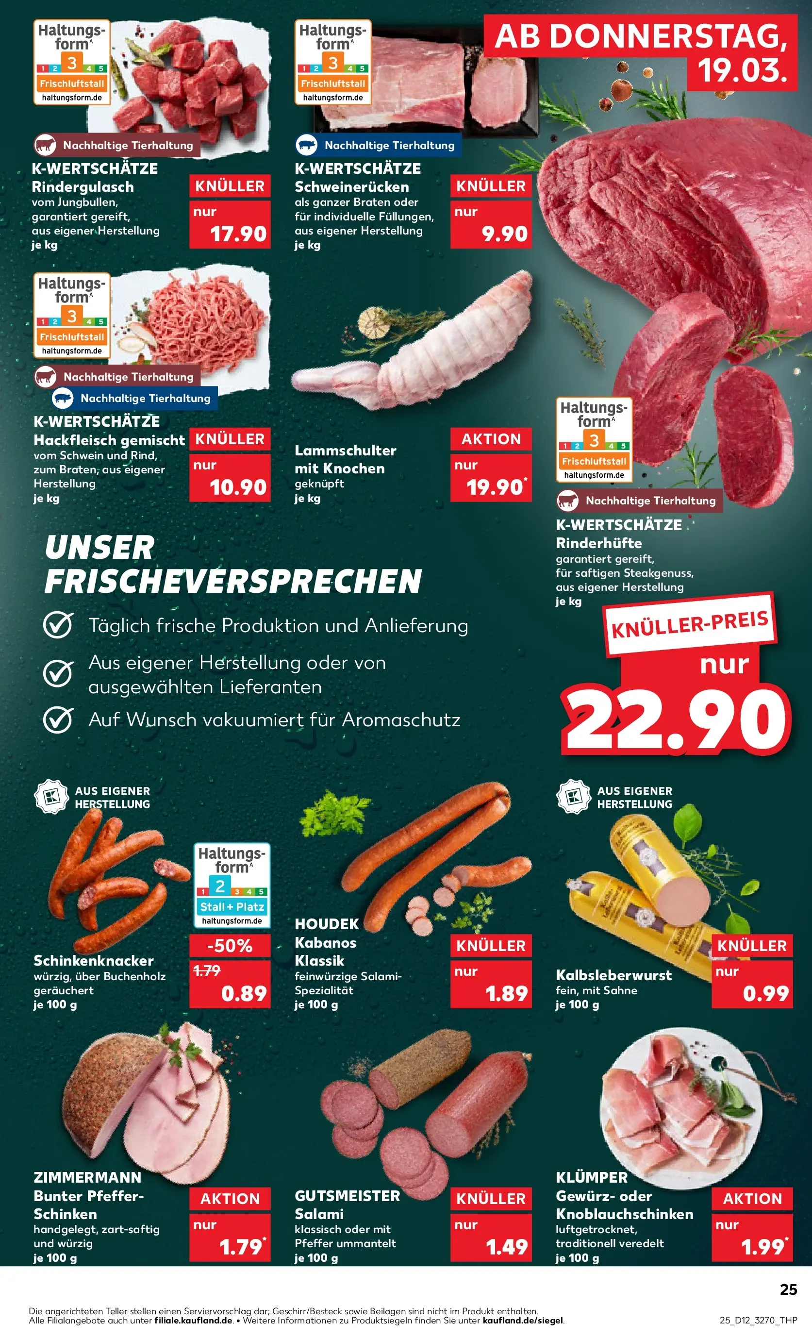 Prospekt Kaufland ab 16.03.2026 » Angebote Online zum Blättern | Seite: 53 | Produkte: Pfeffer, Schweinerucken, Sahne, Hackfleisch