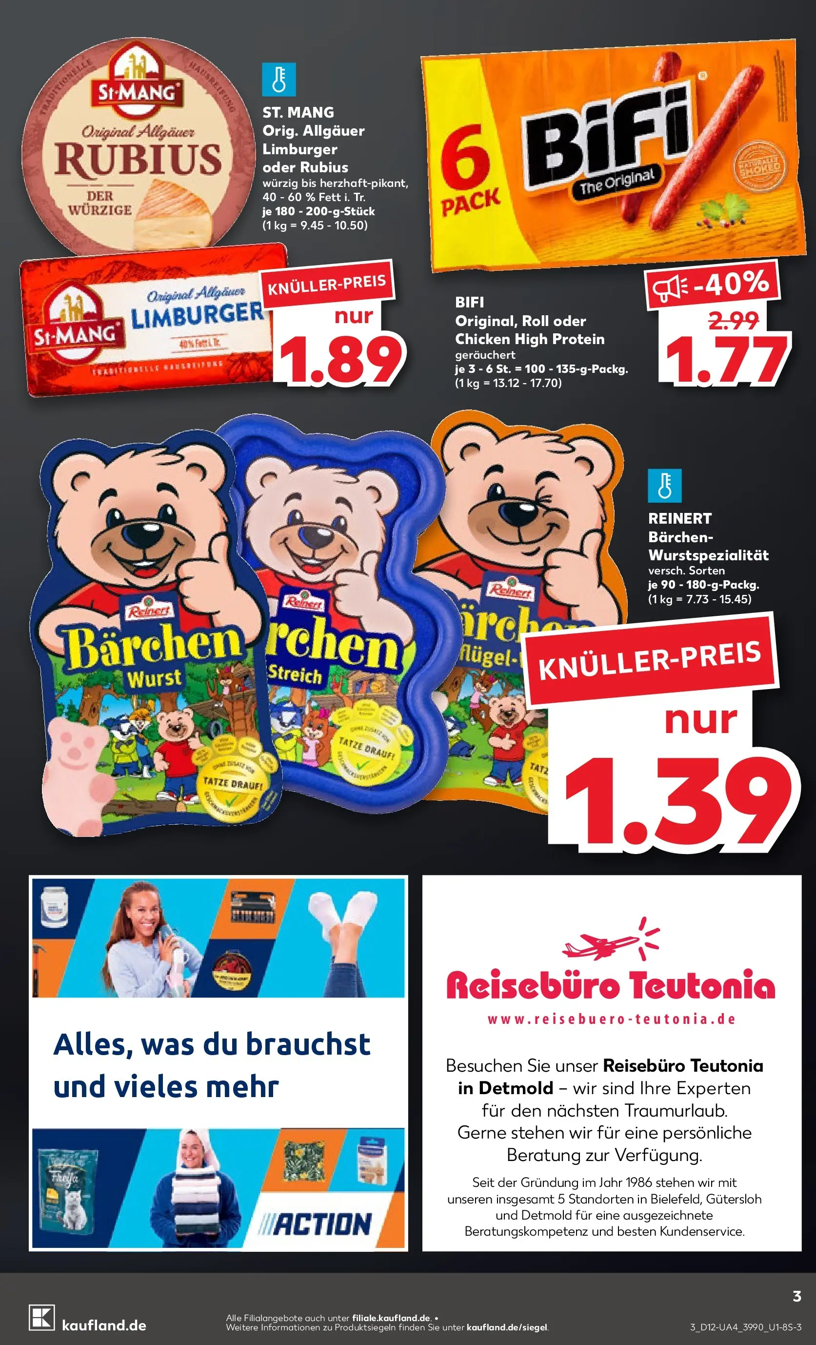 Prospekt Kaufland ab 16.03.2026 » Angebote und Werbung Online | Seite: 15 | Produkte: Bifi, Wurst Prospekt Kaufland ab 16.03.2026 » Angebote Online zum Blättern | Seite: 15 | Produkte: Bifi, Wurst