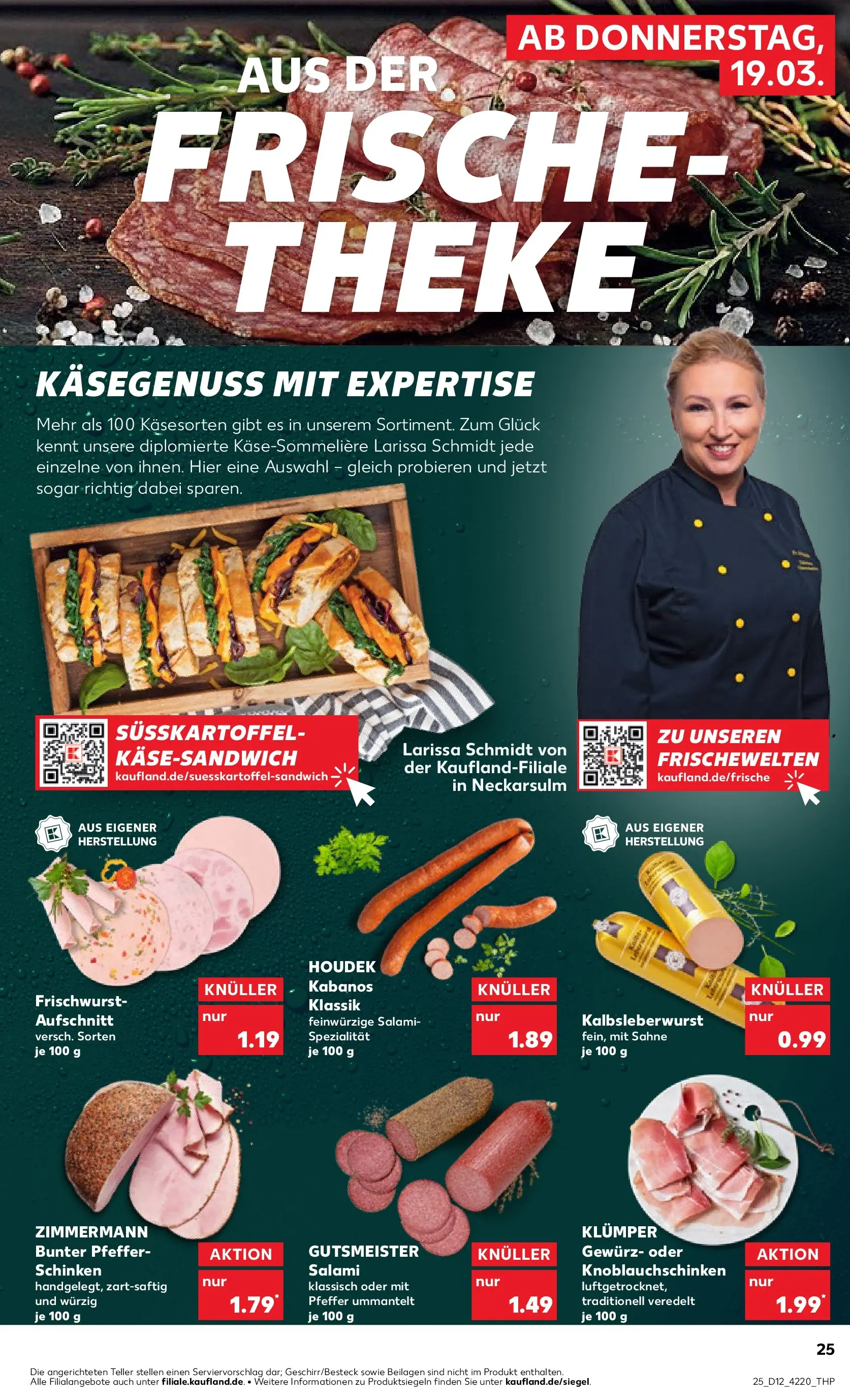 Prospekt Kaufland ab 16.03.2026 » Angebote Online zum Blättern | Seite: 37 | Produkte: Pfeffer, Salami, Schinken, Sahne