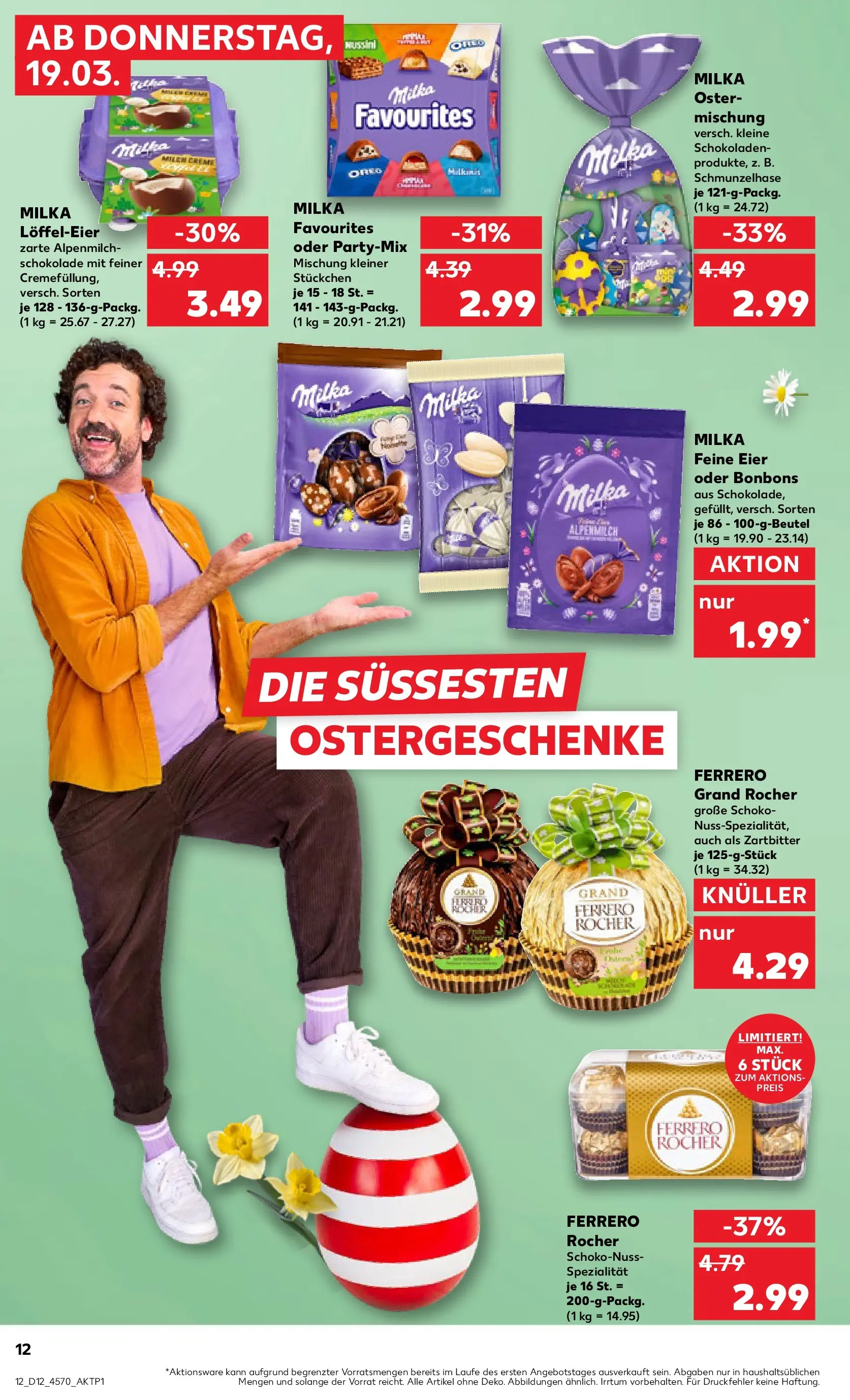 Prospekt Kaufland ab 18.03.2026 » Angebote Online zum Blättern | Seite: 20 | Produkte: Milch, Eier, Schokolade, Milka