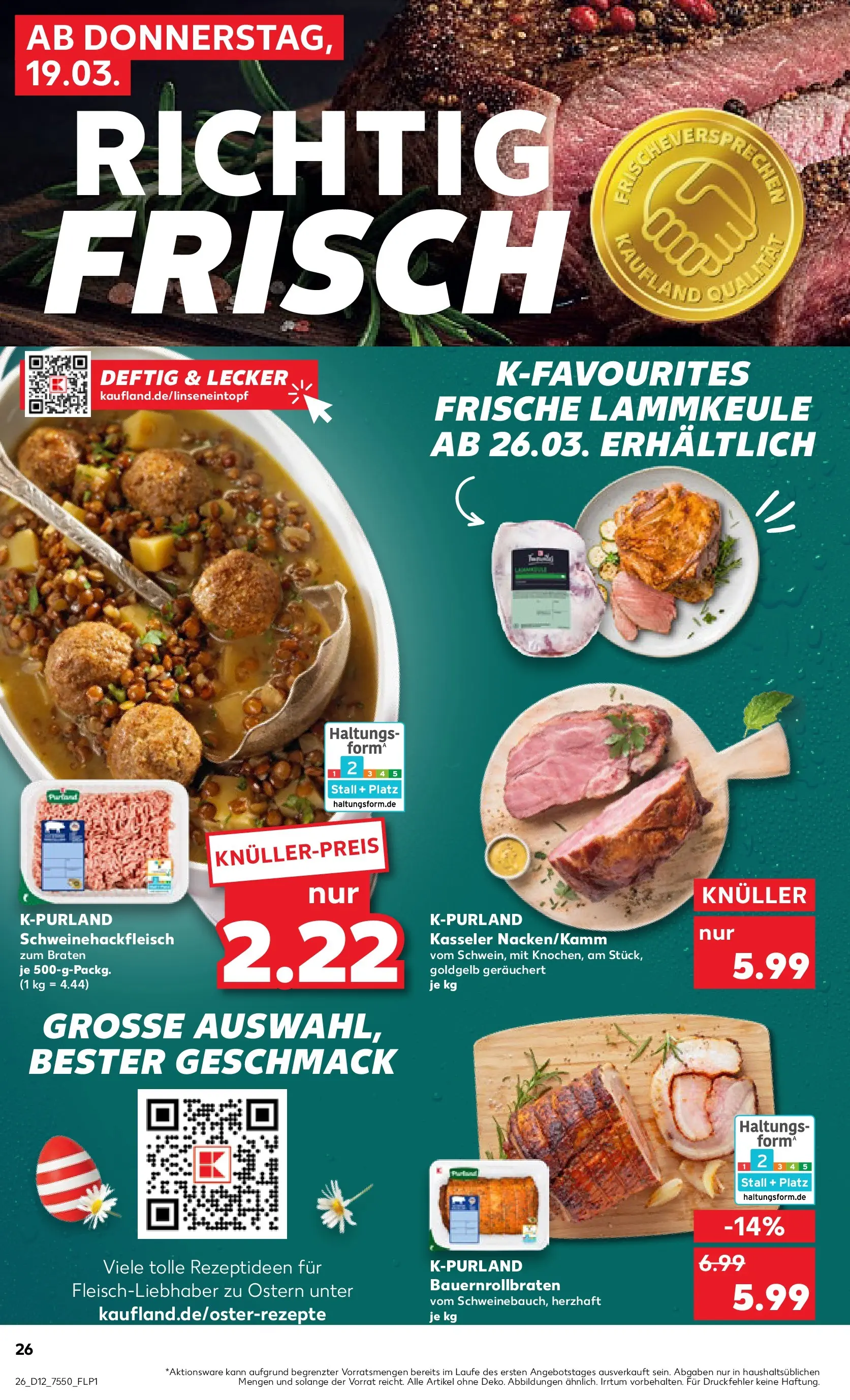 Prospekt Kaufland ab 16.03.2026 » Angebote Online zum Blättern | Seite: 38