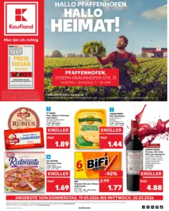 Kaufland Prospekt Schrobenhausen	 ab 19.03.2026 gültig