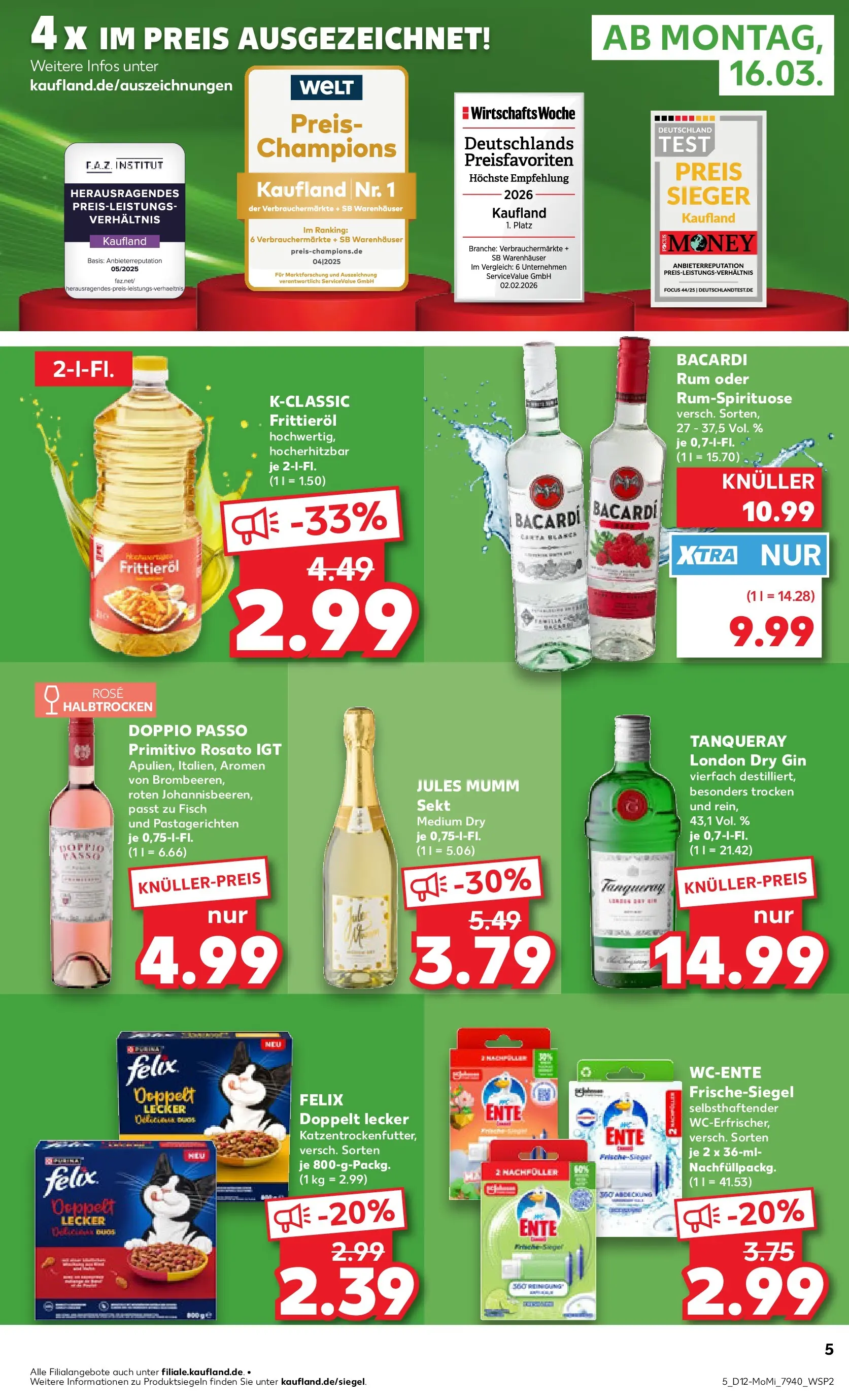Prospekt Kaufland ab 16.03.2026 » Angebote Online zum Blättern | Seite: 5