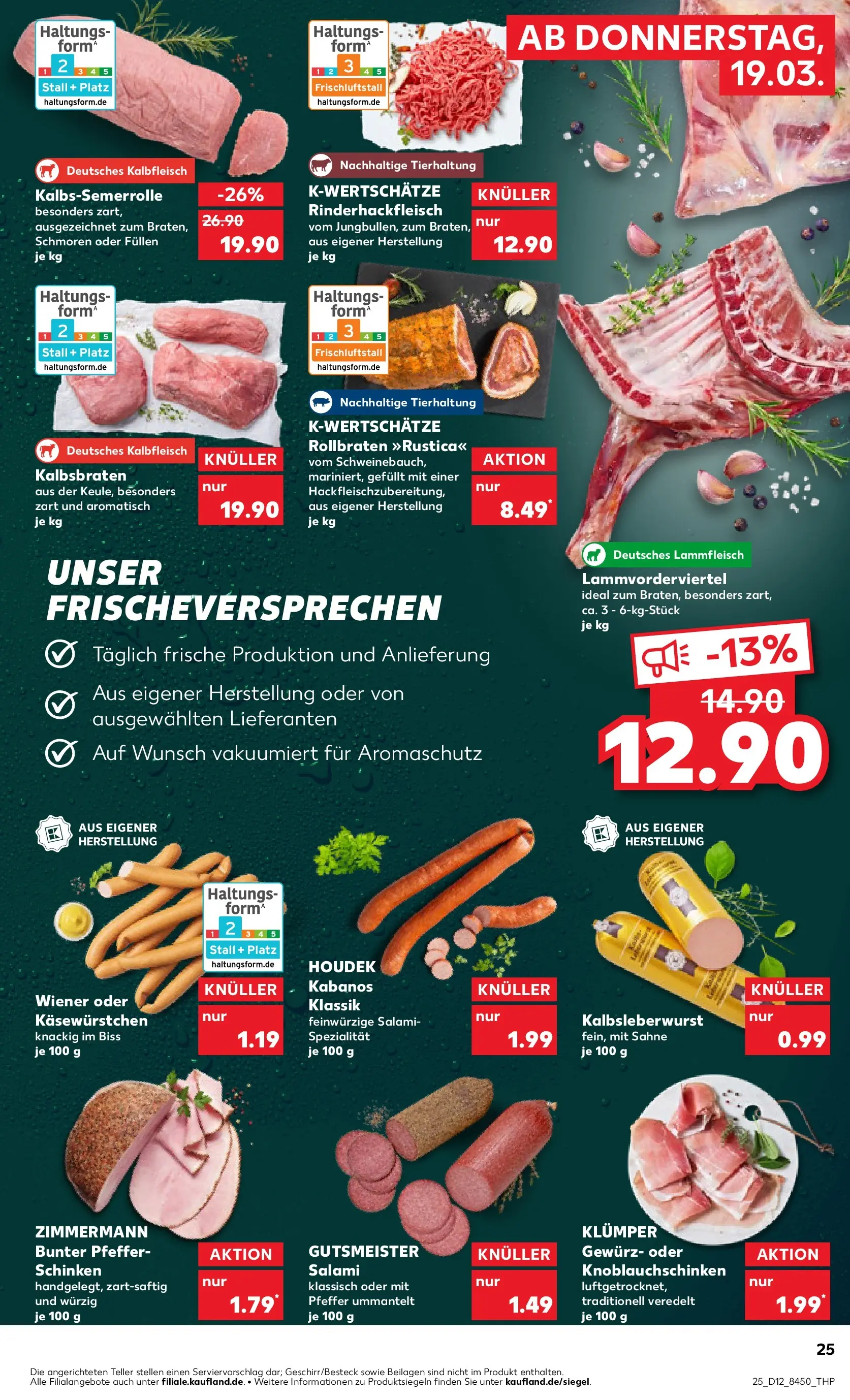 Prospekt Kaufland ab 16.03.2026 » Angebote und Werbung Online | Seite: 37 | Produkte: Pfeffer, Salami, Schinken, Sahne Prospekt Kaufland ab 16.03.2026 » Angebote Online zum Blättern | Seite: 37 | Produkte: Pfeffer, Salami, Schinken, Sahne