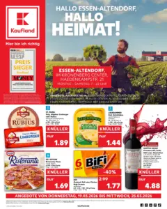 Kaufland Prospekt Essen	 ab 19.03.2026 gültig