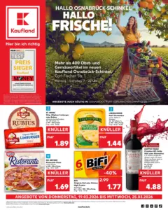 Kaufland Prospekt Osnabrück	 ab 19.03.2026 gültig