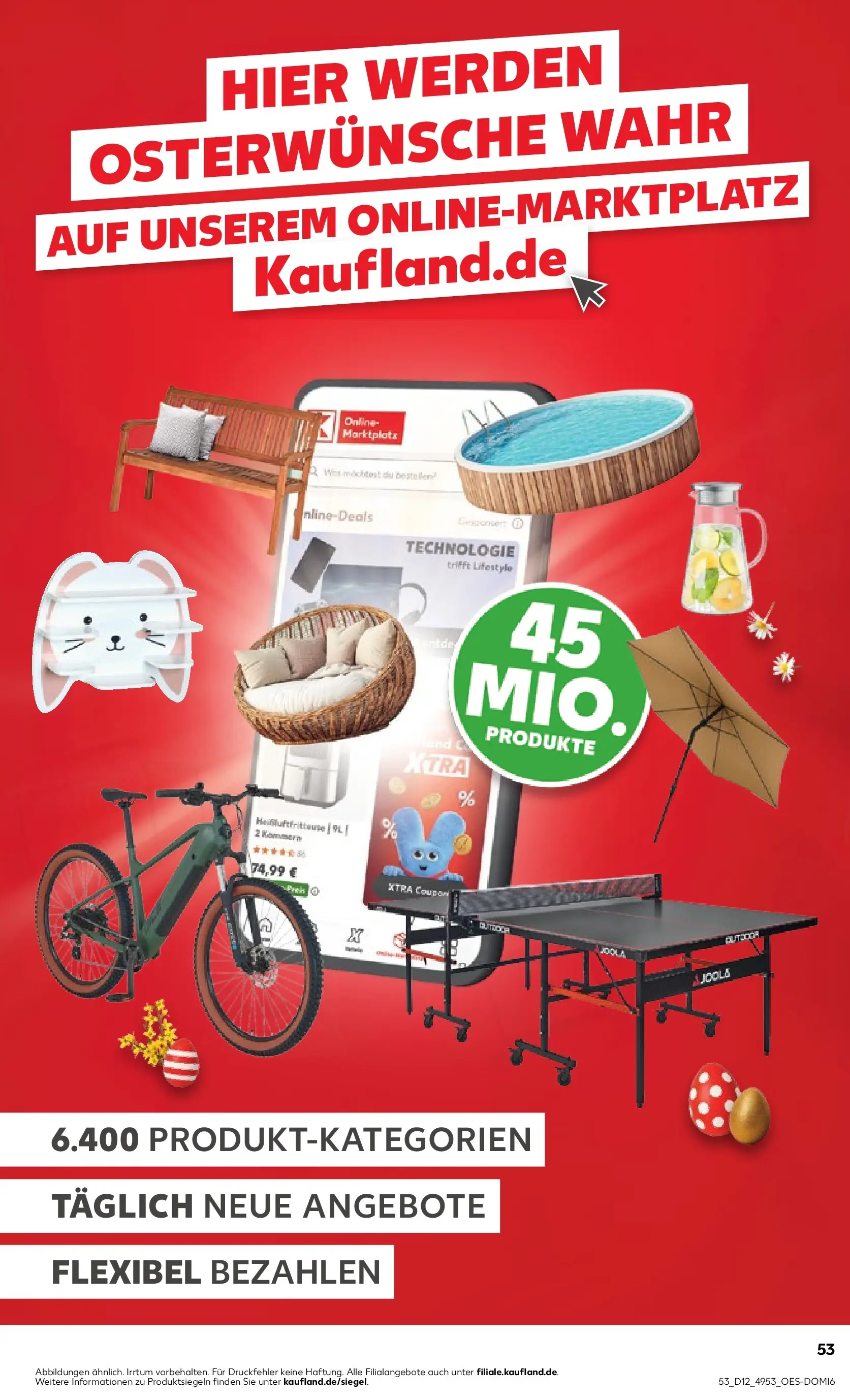 Prospekt Kaufland ab 16.03.2026 » Angebote und Werbung Online | Seite: 69 | Produkte: Heißluftfritteuse Prospekt Kaufland ab 16.03.2026 » Angebote Online zum Blättern | Seite: 69 | Produkte: Heißluftfritteuse