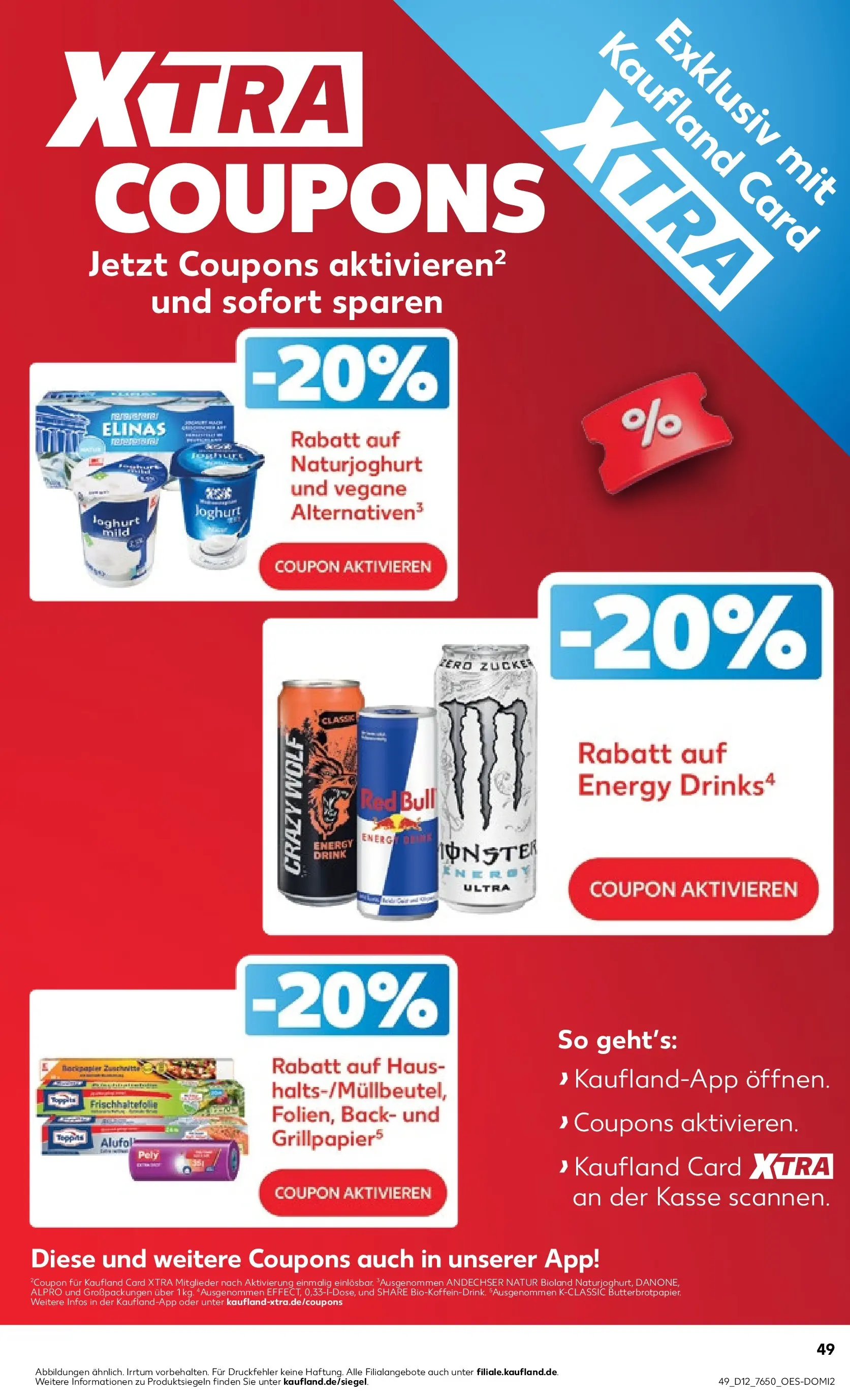 Prospekt Kaufland ab 16.03.2026 » Angebote und Werbung Online | Seite: 65 | Produkte: Joghurt, Monster, Alpro, Zucker Prospekt Kaufland ab 16.03.2026 » Angebote Online zum Blättern | Seite: 65 | Produkte: Joghurt, Monster, Alpro, Zucker
