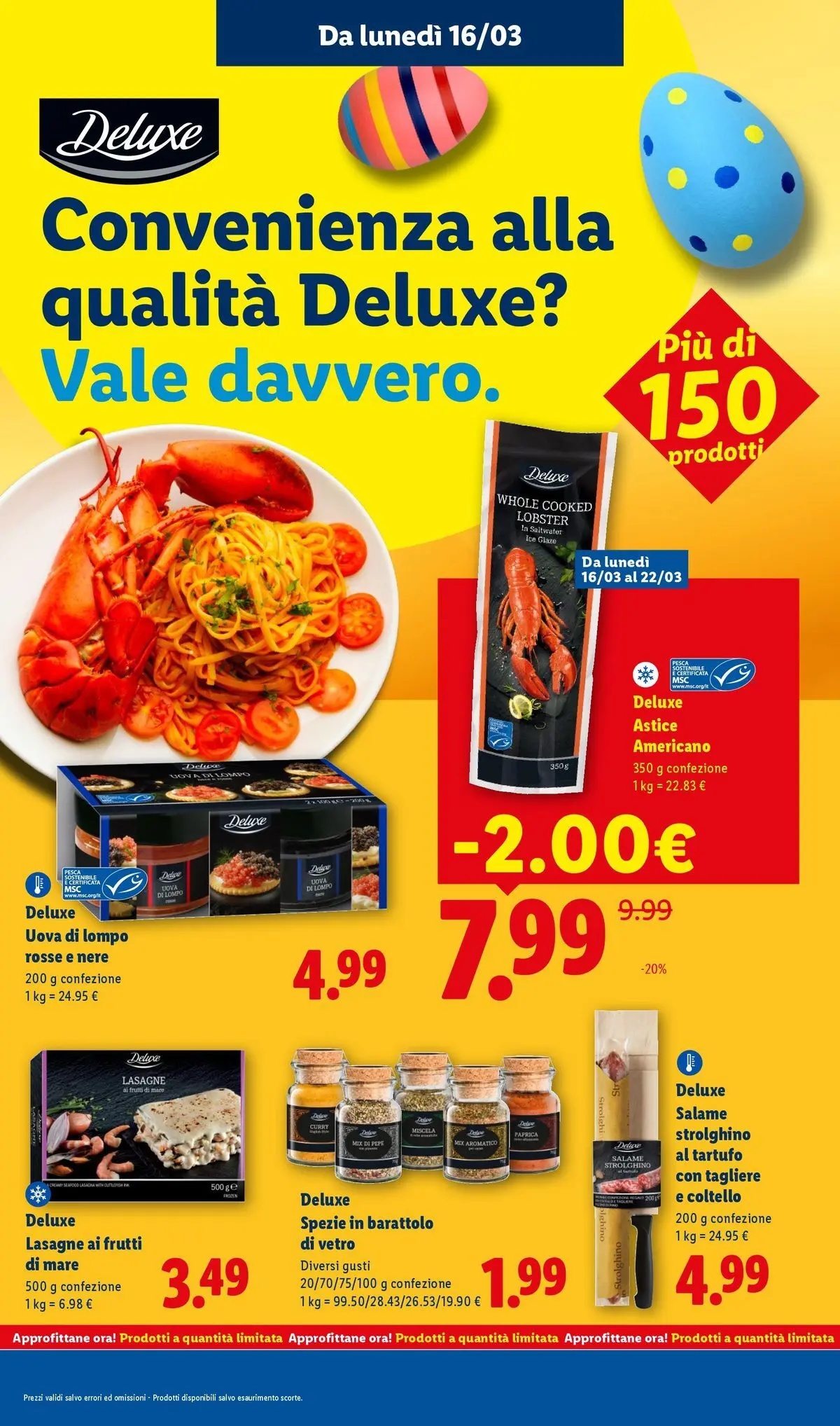 LIDL volantino della prossima settimana dal ﻿15/03/2026﻿ 📣 | Pagina: 12 | Prodotti: Uova, Salame, Lasagna, Tagliere