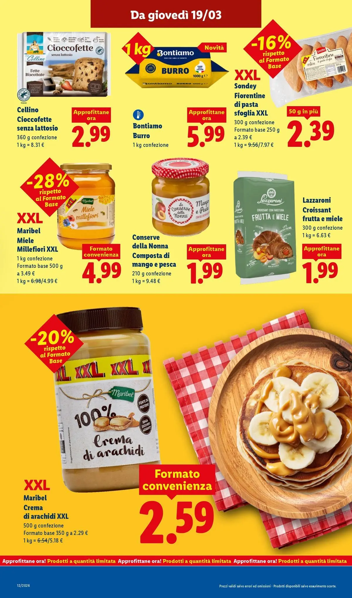 LIDL volantino della prossima settimana dal ﻿15/03/2026﻿ 📣 | Pagina: 25 | Prodotti: Mango, Burro, Pasta, Crackers
