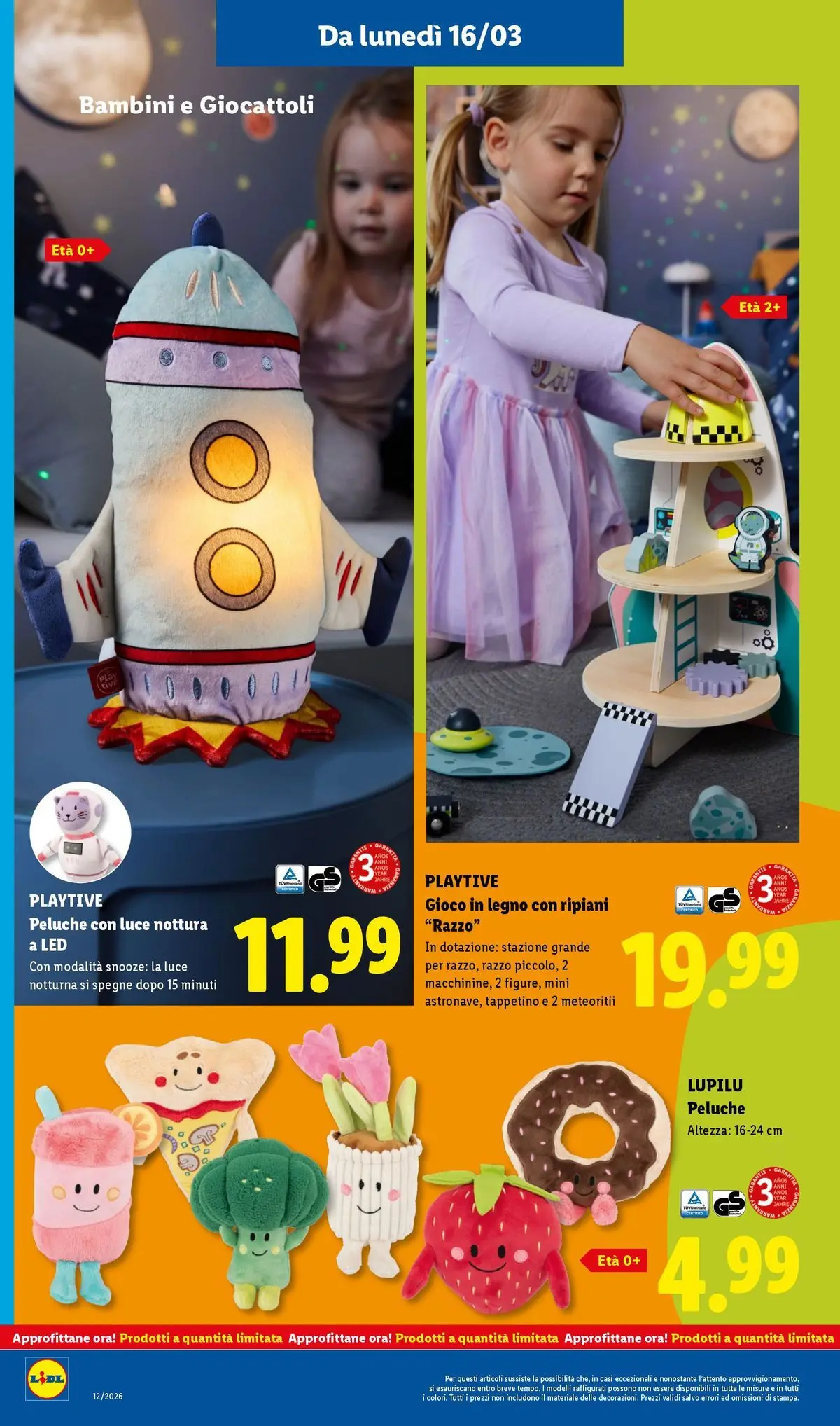 LIDL volantino della prossima settimana dal ﻿15/03/2026﻿ 📣 | Pagina: 30 | Prodotti: Peluche, Gioco