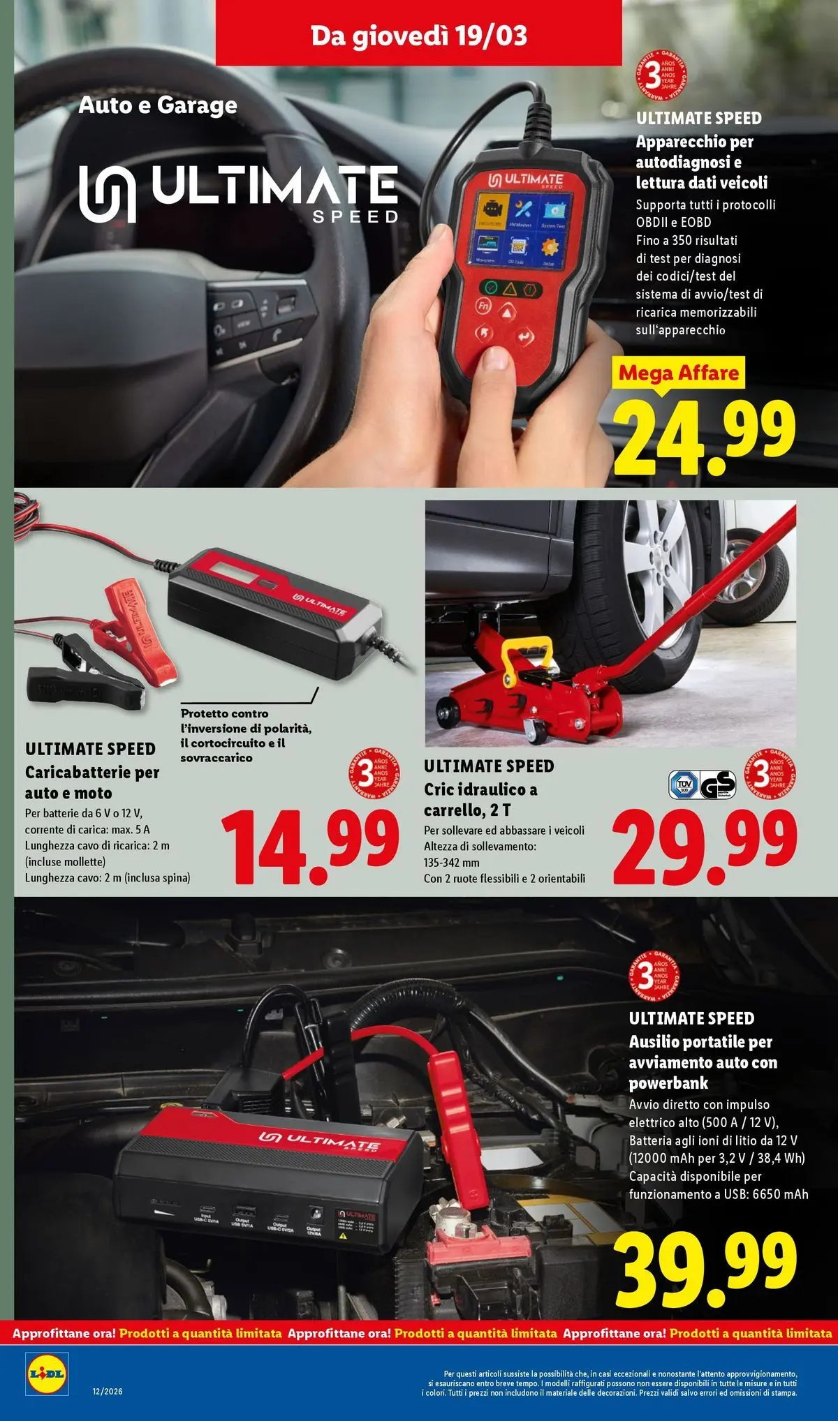 LIDL volantino della prossima settimana dal ﻿15/03/2026﻿ 📣 | Pagina: 36 | Prodotti: USB, Batteria, Batterie, Caricabatterie