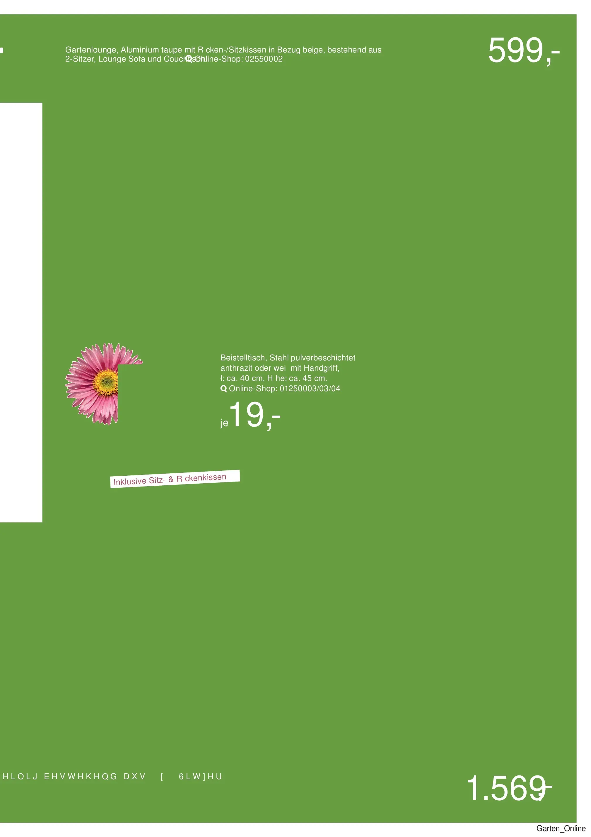 Angebote - Garten 2026 (ab 10.03.2026) zum Blättern | Seite: 20 | Produkte: Sofa