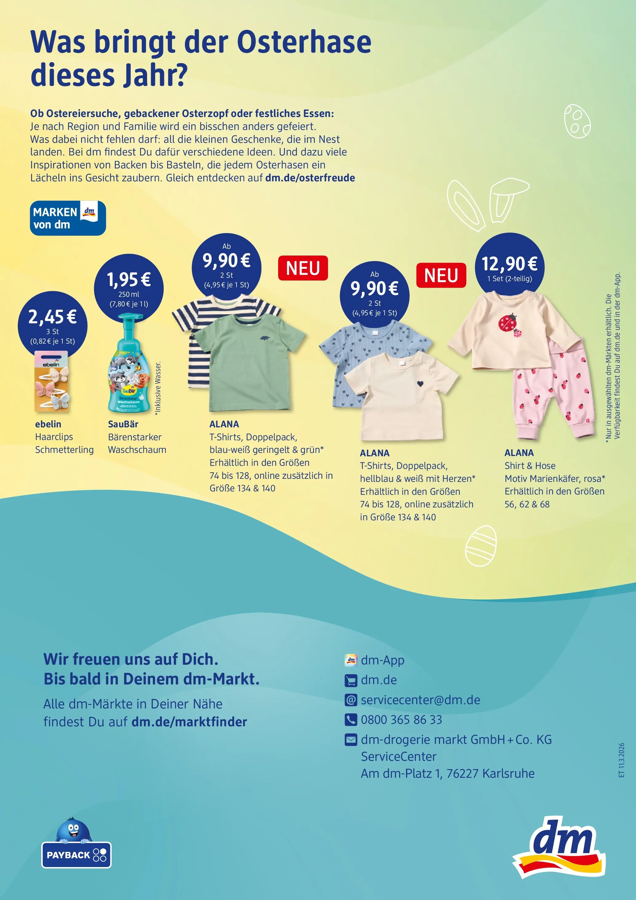 dm drogerie prospekt Gomaringen (ab 12.03.2026) zum Blättern | Seite: 7 | Produkte: Shirt, Hose