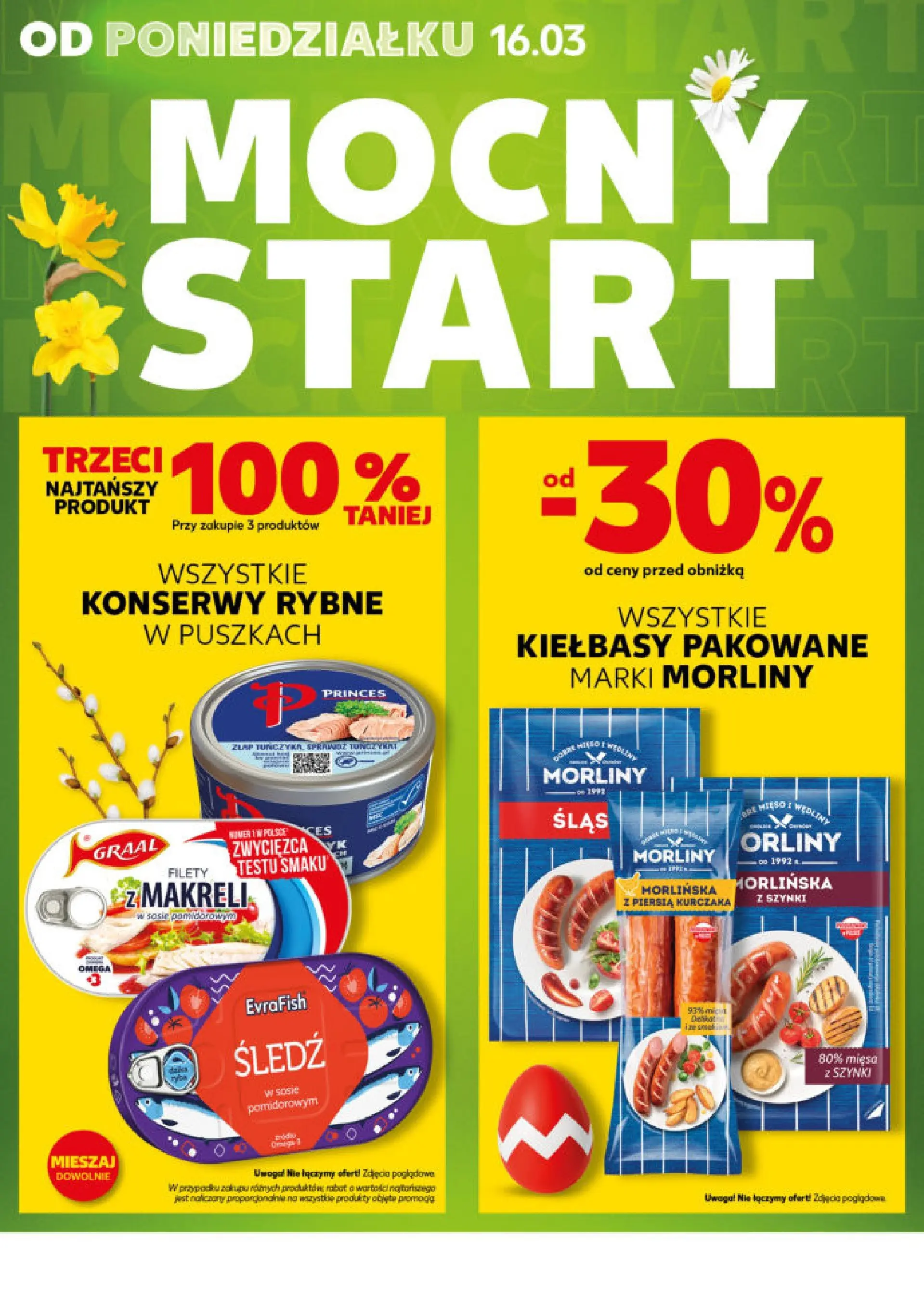 Kaufland - Kaufland Mocny Start  ważne do 18.03 od 15.03.2026 - od jutra PDF | Strona: 4 | Produkty: Śledź, Mięso, Wędliny