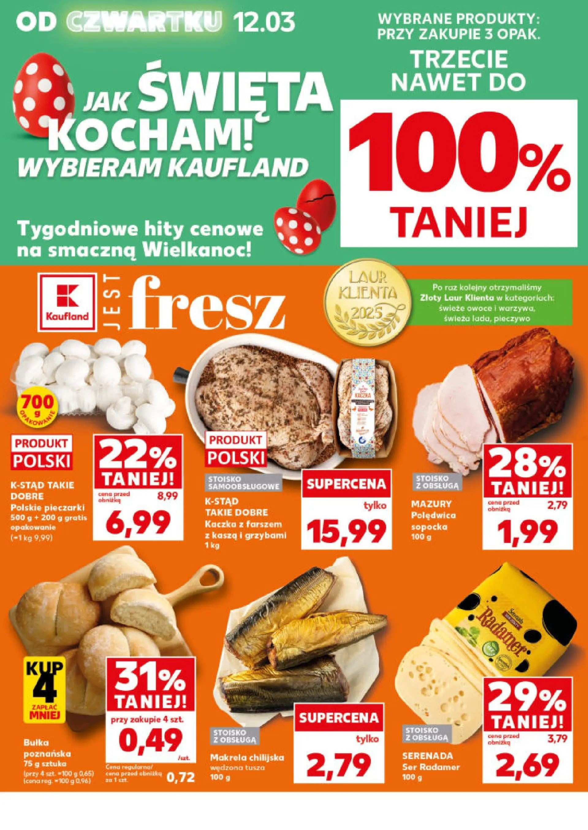 Kaufland - Kaufland Mocny Start  ważne do 18.03 od 15.03.2026 - od jutra PDF | Strona: 6 | Produkty: Pieczywo, Kasza, Kaczka, Bułka