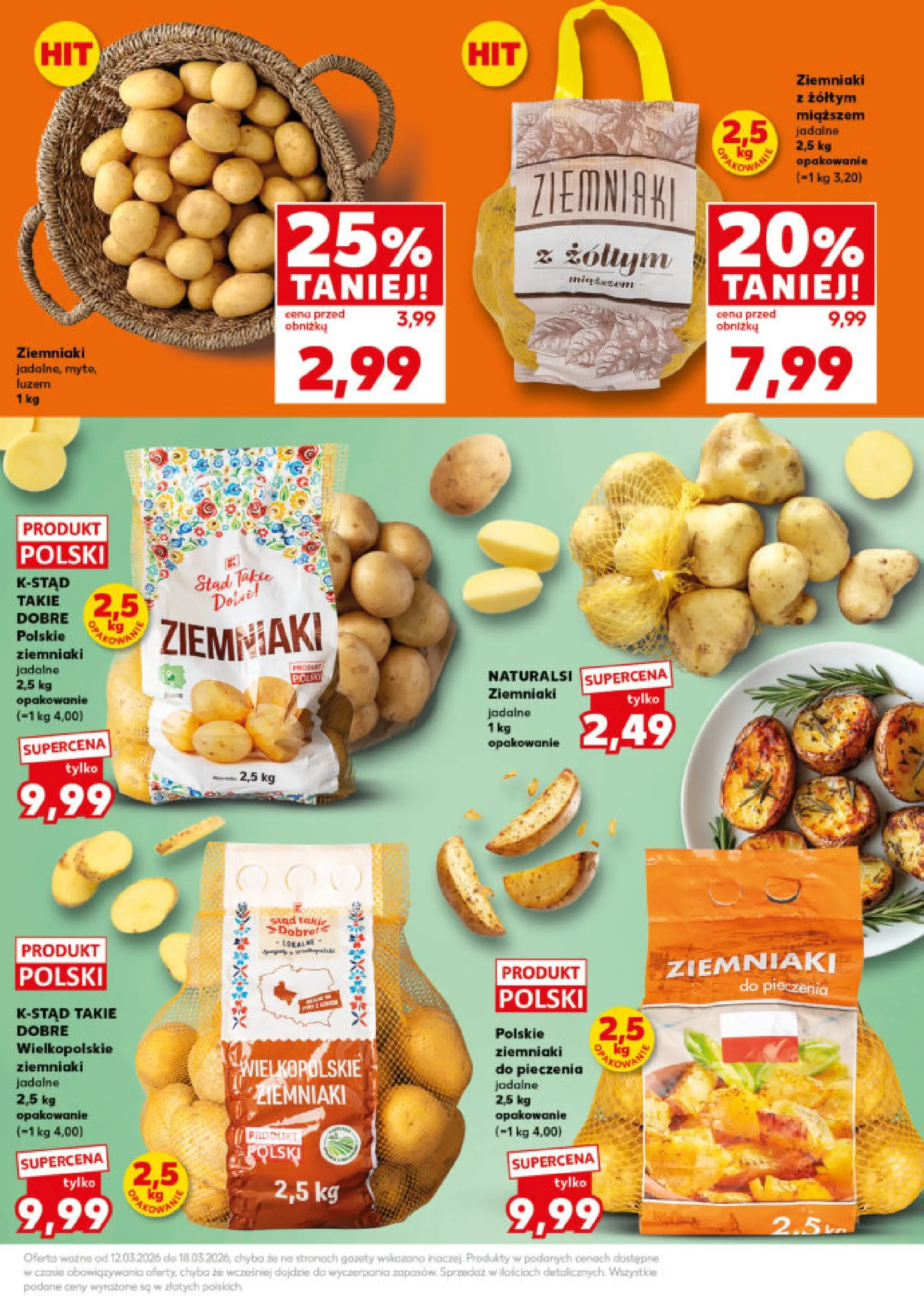 Kaufland - Kaufland Mocny Start  ważne do 18.03 od 15.03.2026 - od jutra PDF | Strona: 11 | Produkty: Ziemniaki