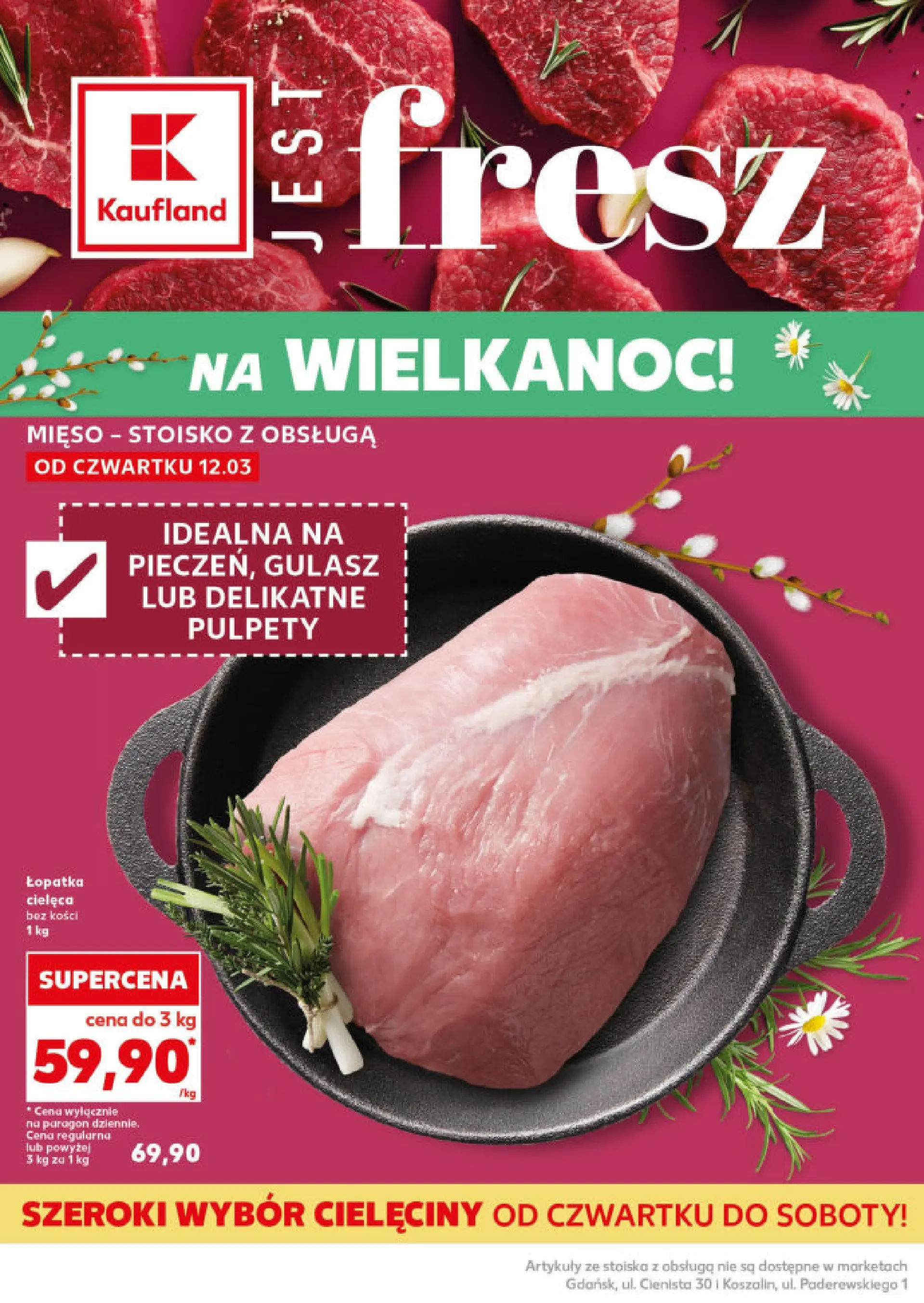 Kaufland - Kaufland Mocny Start  ważne do 18.03 od 15.03.2026 - od jutra PDF | Strona: 14 | Produkty: Mięso, Gulasz