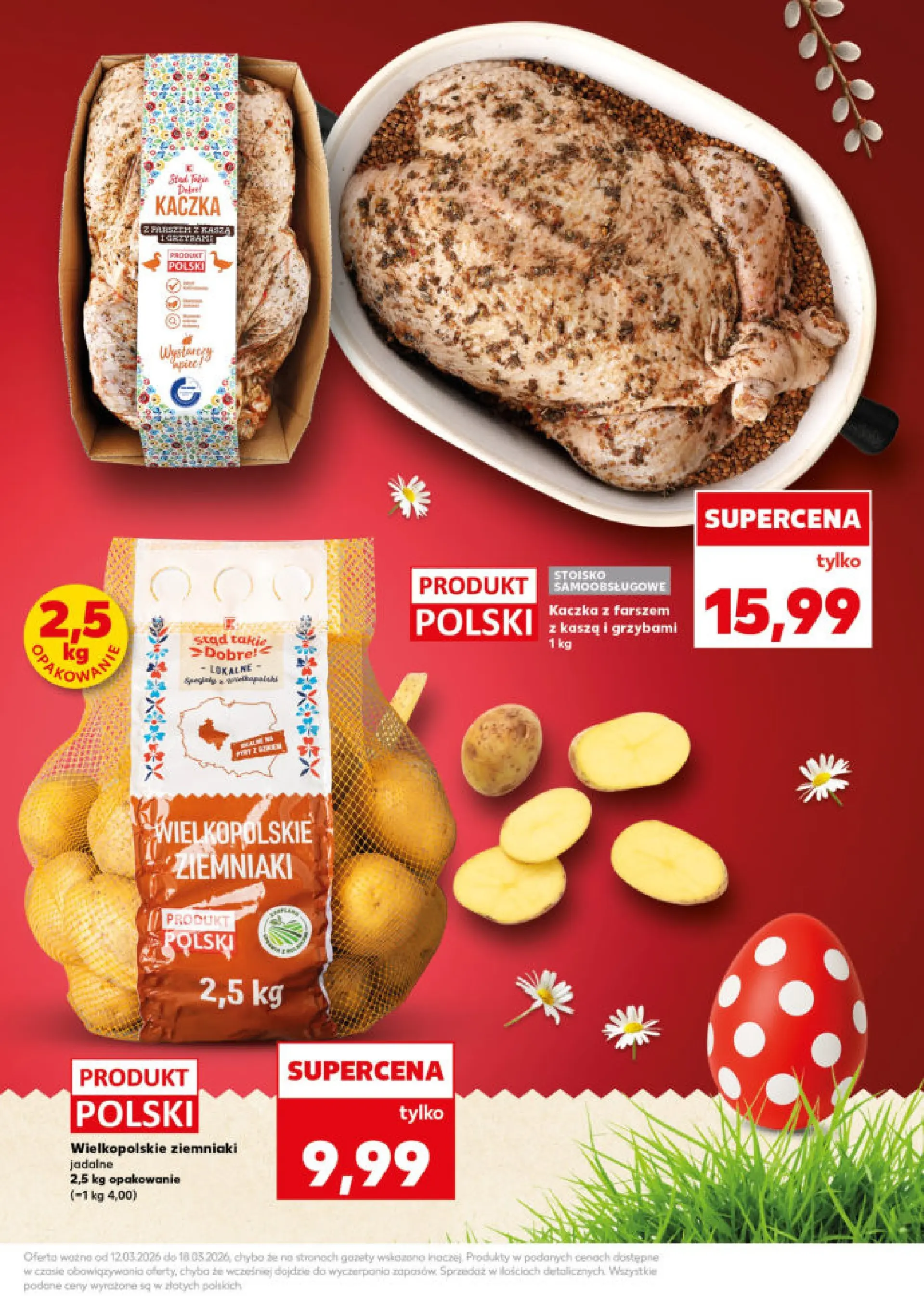Kaufland - Kaufland Mocny Start  ważne do 18.03 od 15.03.2026 - od jutra PDF | Strona: 23 | Produkty: Kasza, Kaczka, Ziemniaki
