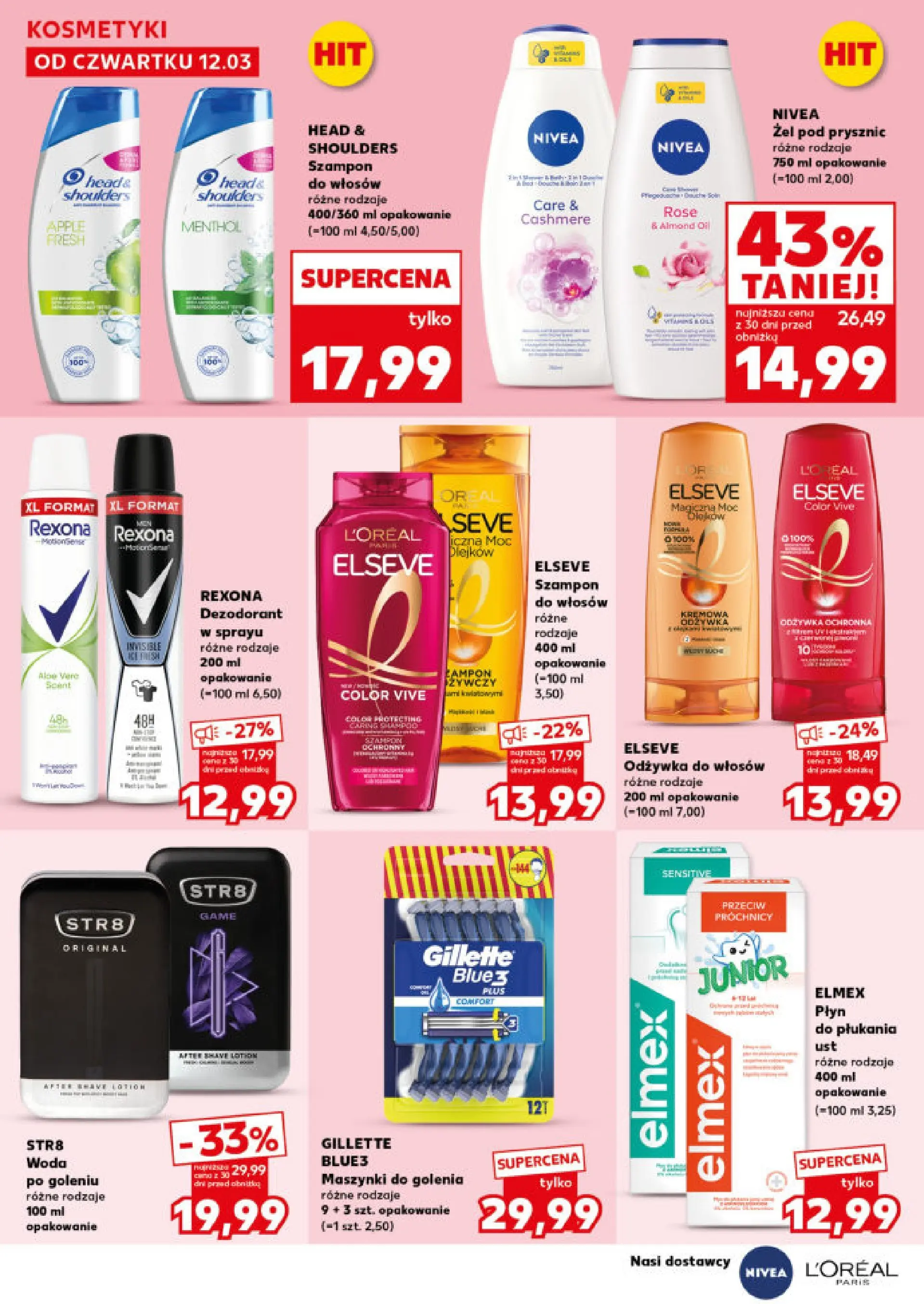 Kaufland - Kaufland Mocny Start  ważne do 18.03 od 15.03.2026 - od jutra PDF | Strona: 24 | Produkty: Szampon, Odżywka do włosów, Lotion, Woda