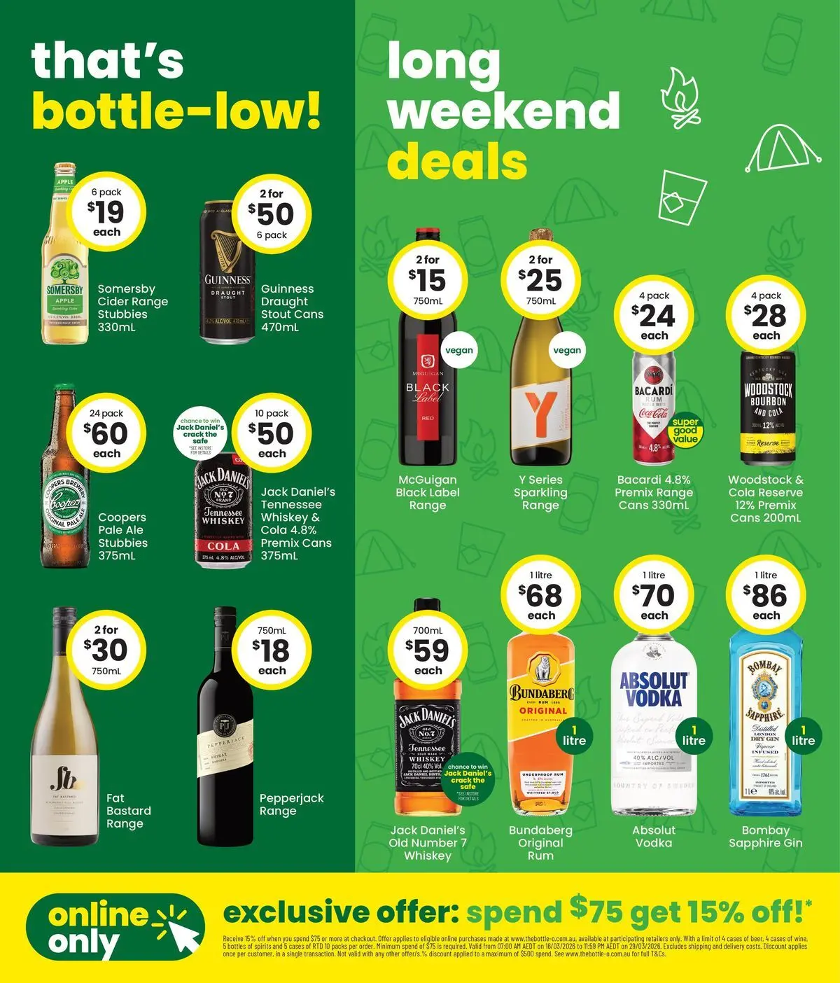 The Bottle-O - Good Value Booze, For The Long Weekend. 16/03 - 15/03/2026 > weekly / monthly specials | Page: 2