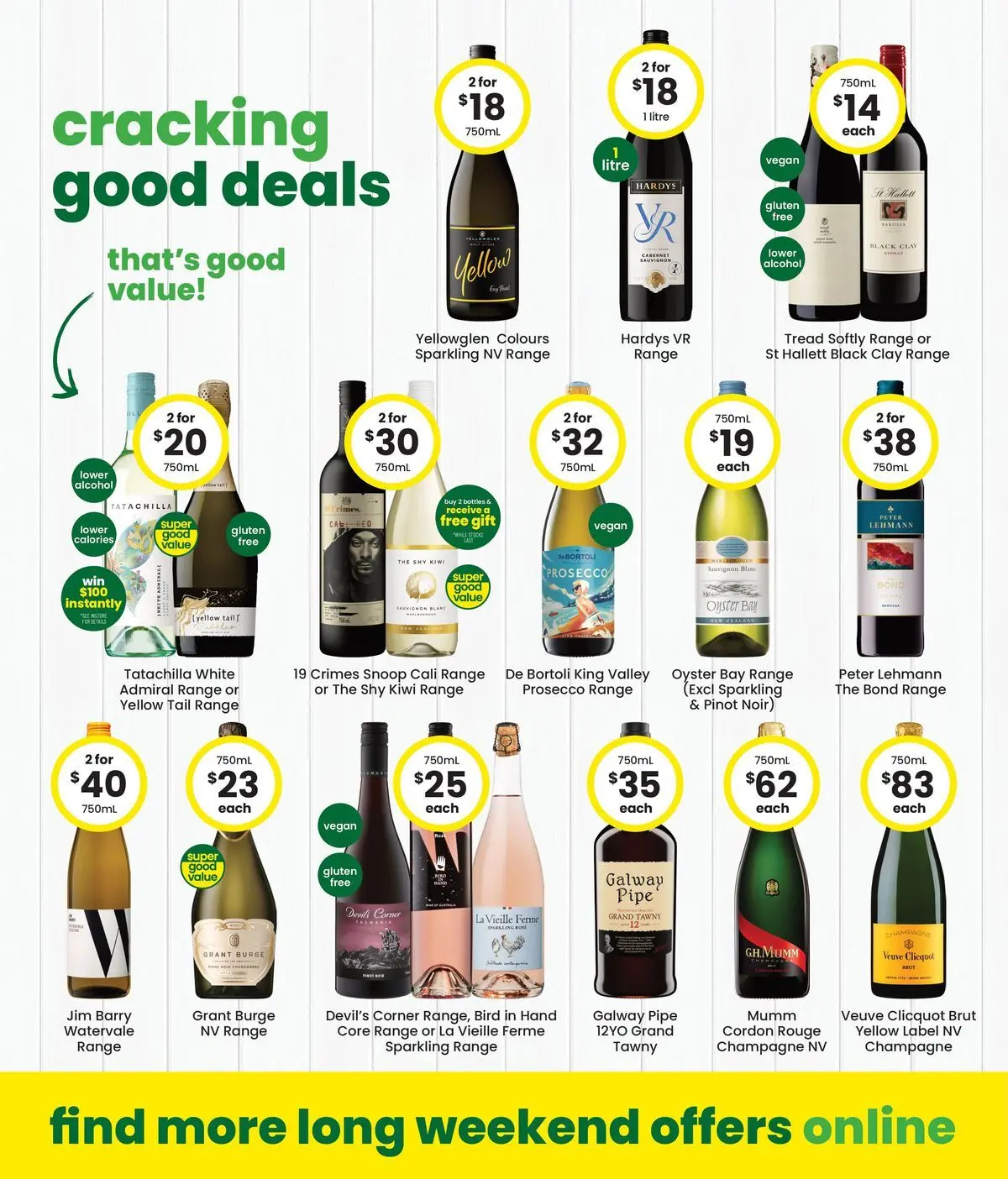 The Bottle-O - Good Value Booze, For The Long Weekend. 16/03 - 15/03/2026 > weekly / monthly specials | Page: 7