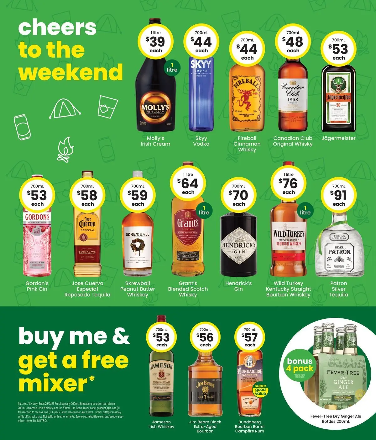 The Bottle-O catalogue  - 16/03/2026 > weekly / monthly specials | Page: 6 | Products: Ginger, Gin, Scotch, Mixer