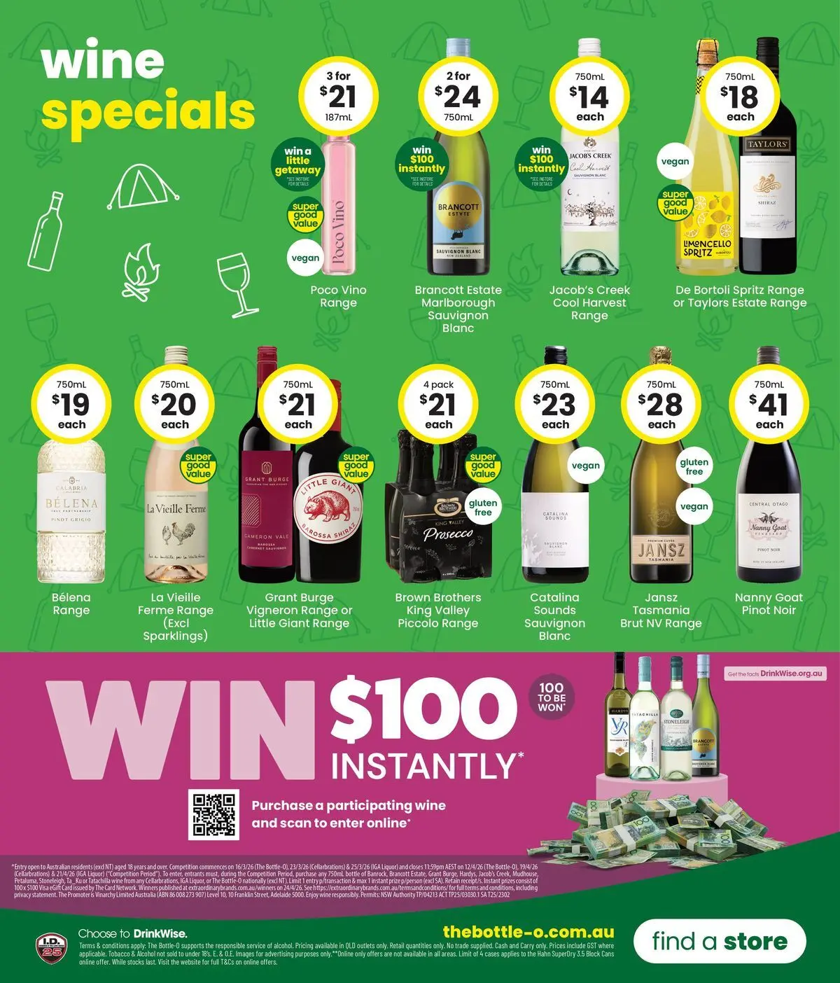 The Bottle-O catalogue  - 16/03/2026 > weekly / monthly specials | Page: 8 | Products: Wine