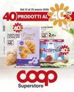 Coop Consorzio Nord Ovest 40 prodotti al 40% di sconto - al 25.03.2026