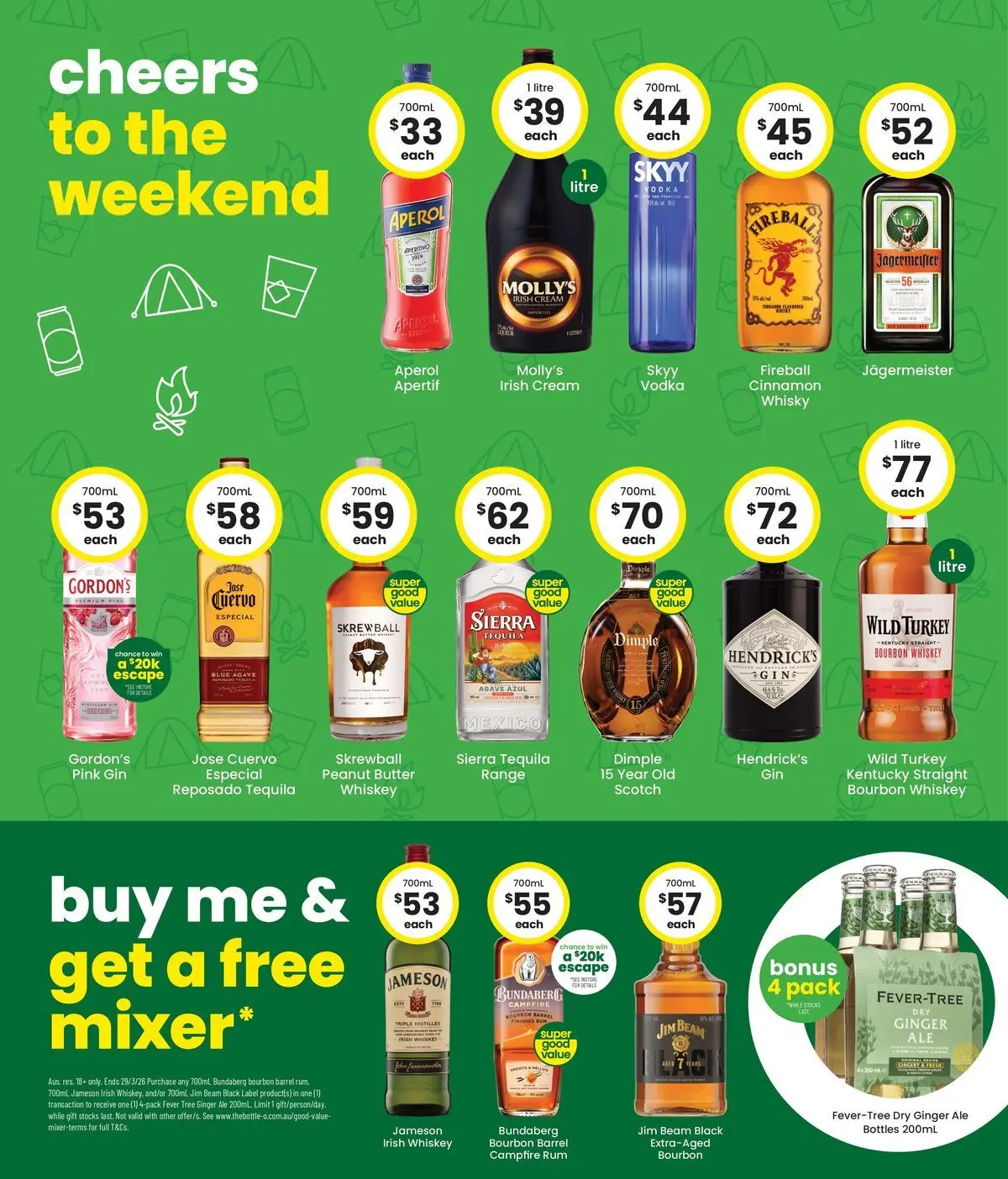 The Bottle-O catalogue Noonamah  - 16/03/2026 > weekly / monthly specials | Page: 6 | Products: Butter, Ginger, Whiskey, Mixer