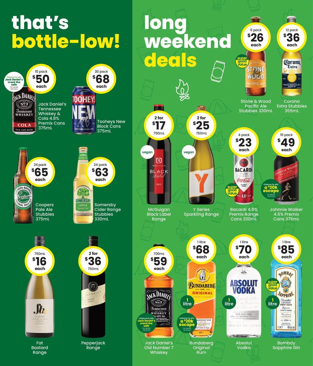 The Bottle-O catalogue Katherine  - 16/03/2026 > weekly / monthly specials | Page: 2 | Products: Coca Cola, Vodka, Whiskey, Wood