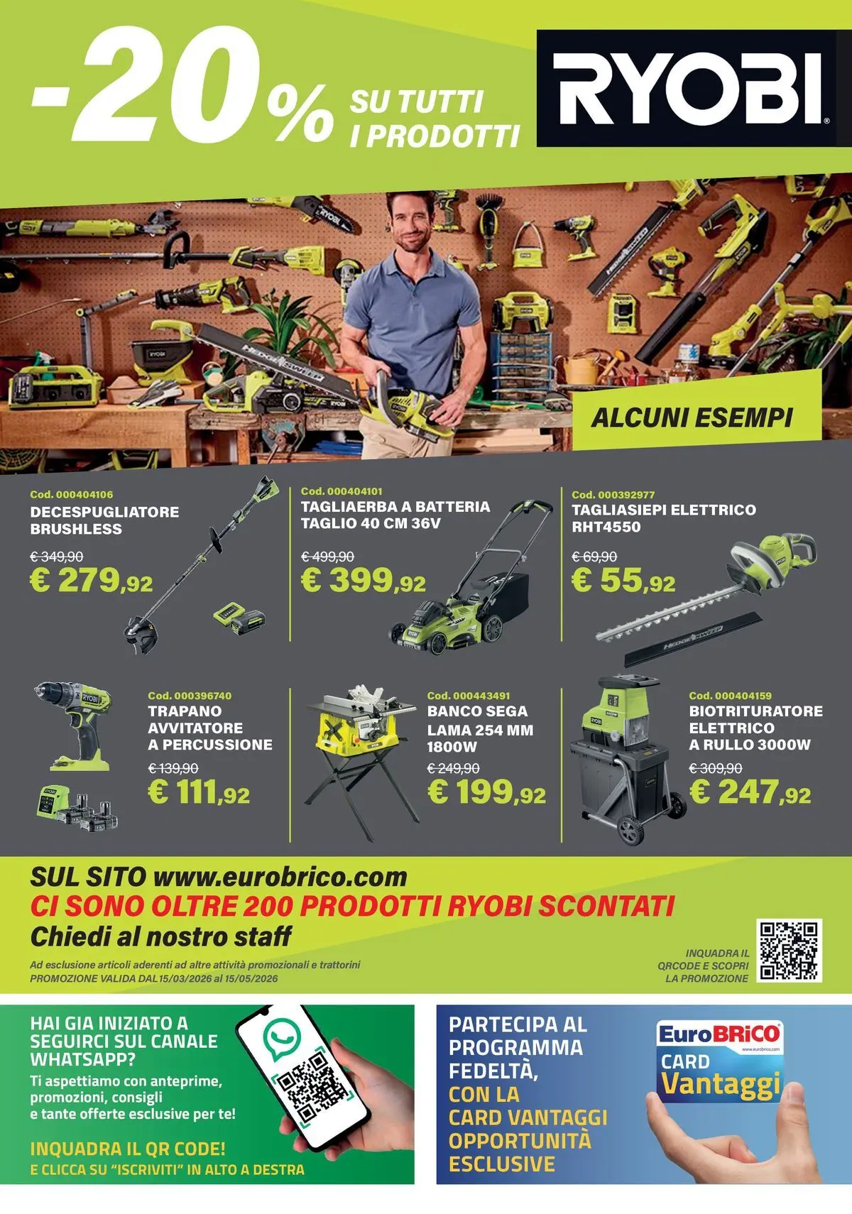 Nuovo Eurobrico - Offerte che fioriscono dal 18/03/2026 > offerte anteprima 🛍️ | Pagina: 16 | Prodotti: Rullo, Trapano, Sega, Batteria