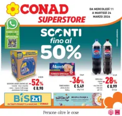 Anteprima del volantino Offerte - Sconti fino al 50% valido a partire dal 10.03.2026