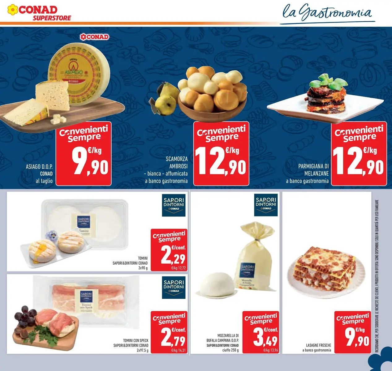 Volantino Conad dal 11/03/2026 > Anteprima | Pagina: 17 | Prodotti: Mozzarella, Lasagna, The, Melanzane