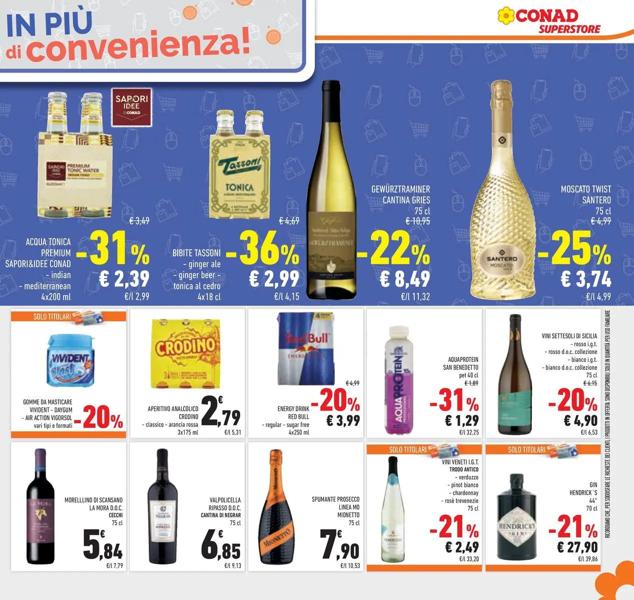 Volantino Conad dal 11/03/2026 > Anteprima | Pagina: 37 | Prodotti: Acqua, Bibite, Arancia, Aperitivo
