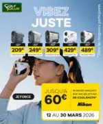 Golf Plus T&eacute;l&eacute;m&egrave;tres de golf et jumelles laser - au 30.03.2026