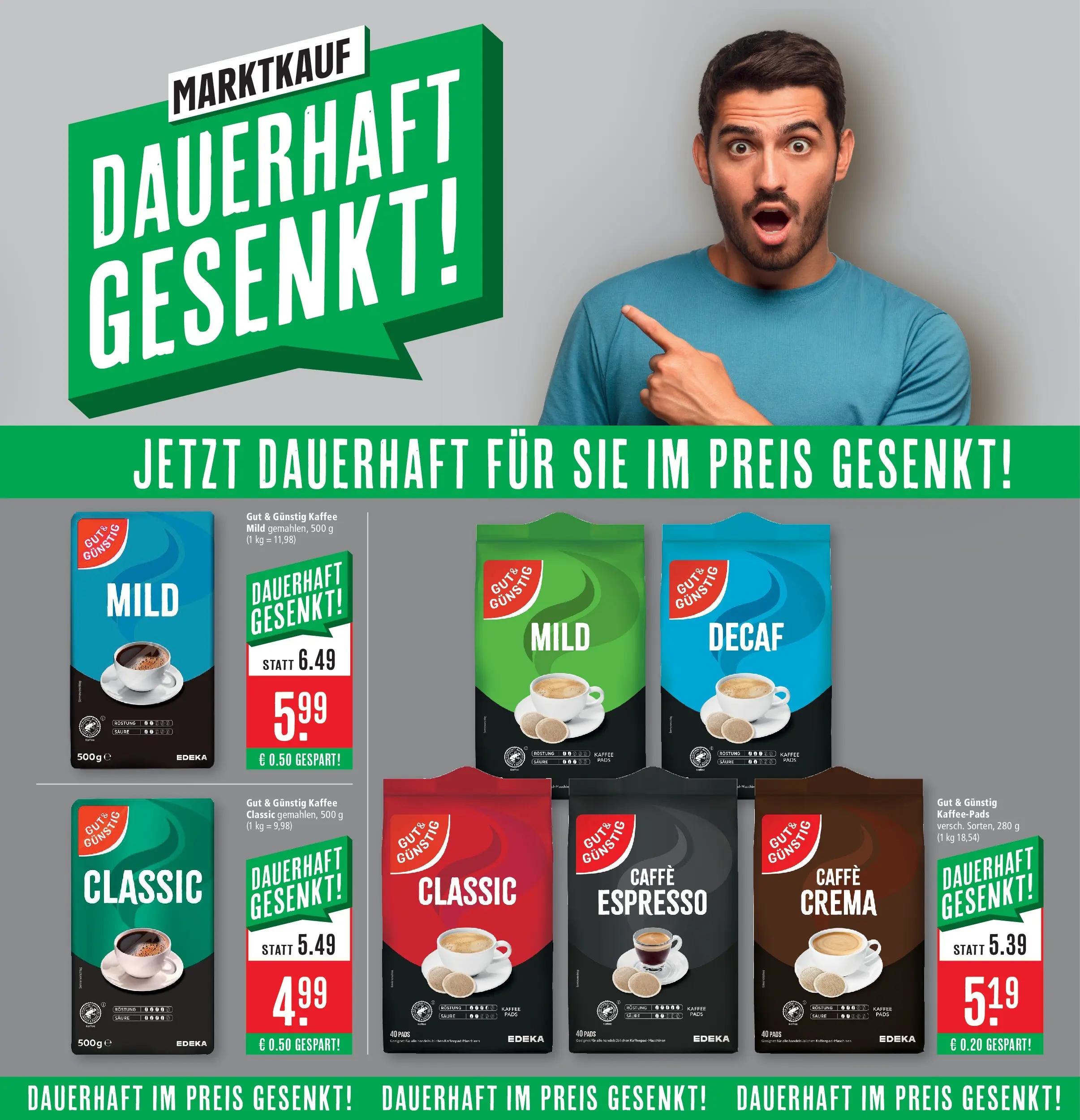 Marktkauf - Marktkauf: Wochenangebote (ab 15.03.2026) » Angebote online | Seite: 21 | Produkte: Kaffeepads, Kaffee