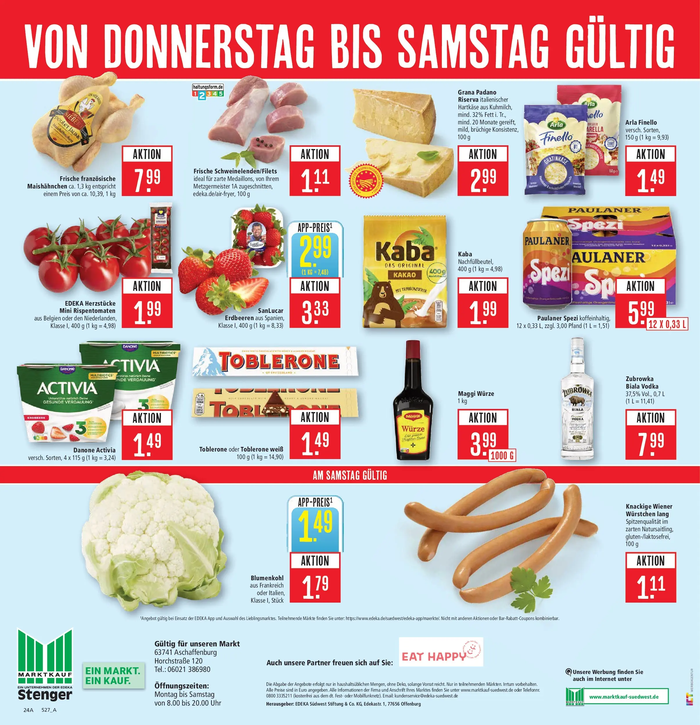 Marktkauf - Marktkauf: Wochenangebote (ab 16.03.2026) » Angebote online | Seite: 30 | Produkte: Activia, Danone activia, Vodka, Erdbeeren