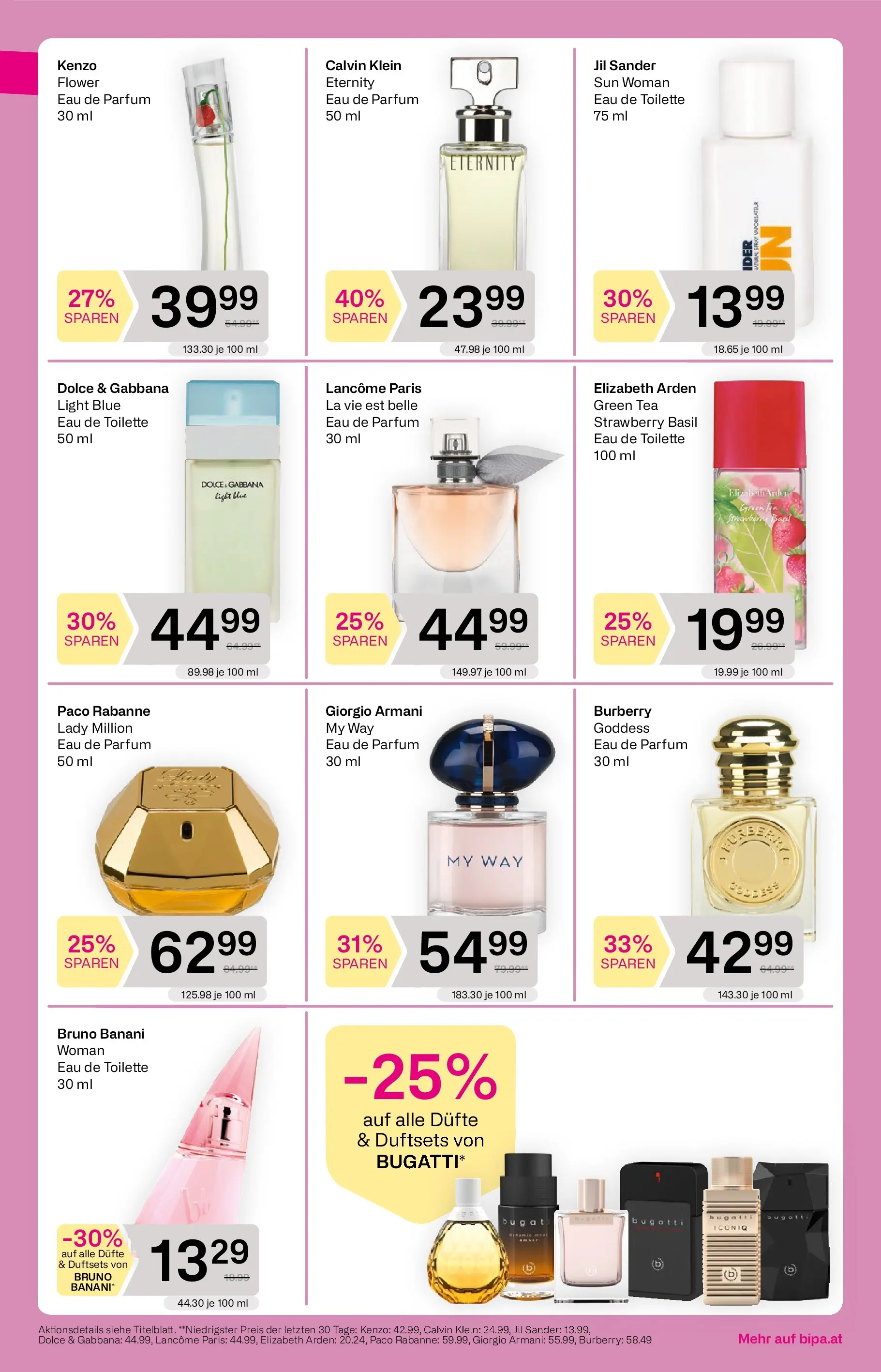 Bipa Flugblatt  von 19.03.2026 - Aktuelle Angebote | Seite: 3 | Produkte: Toilette, Parfüm, Eau de Toilette