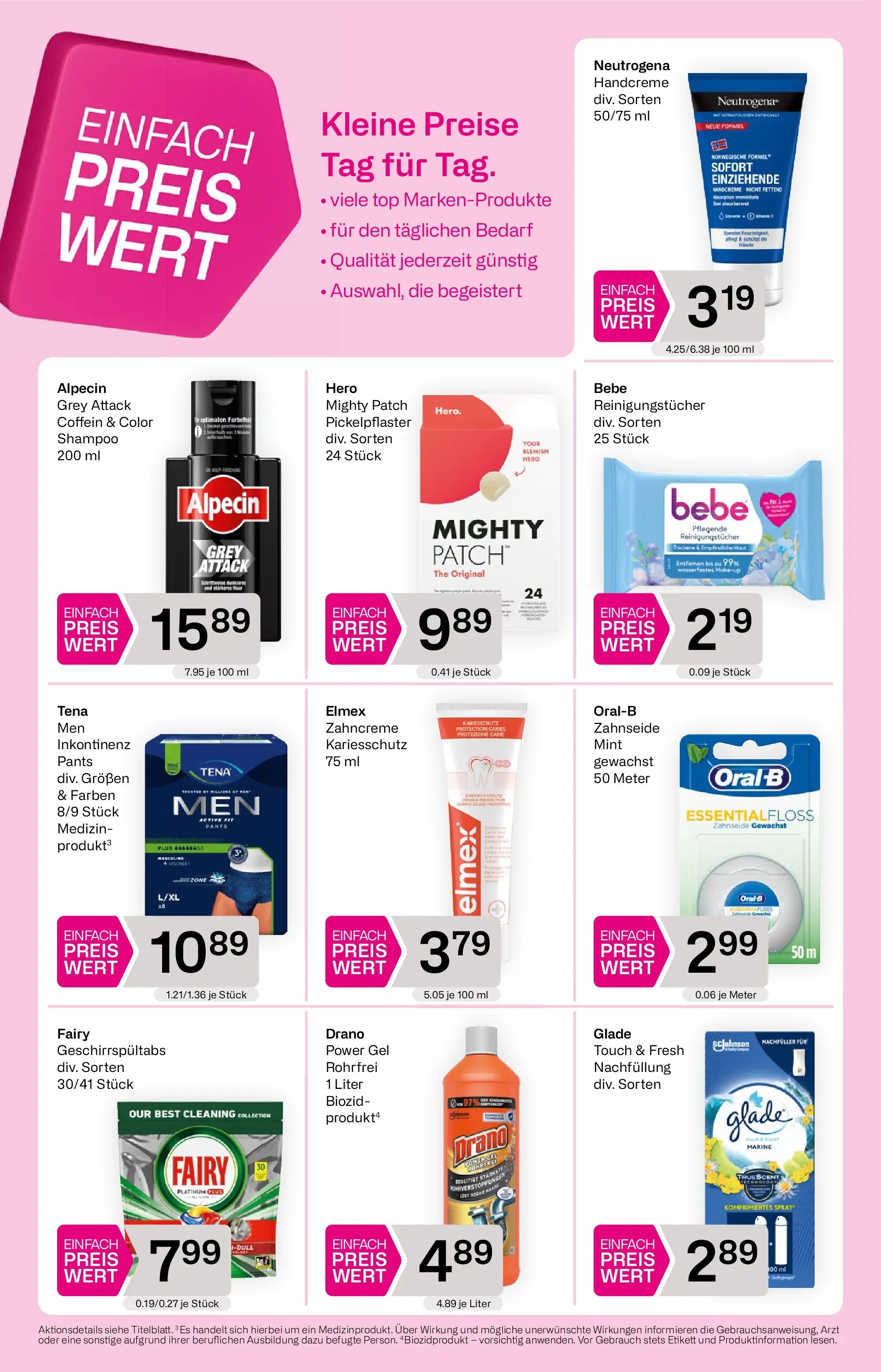 Bipa Flugblatt  von 19.03.2026 - Aktuelle Angebote | Seite: 6 | Produkte: Shampoo, Handcreme, Reinigungstücher