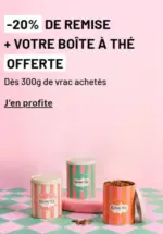 Kusmi Tea Th&eacute; et infusion en vrac 300g -20% d&egrave;s 300g sur une m&ecirc;me recette - au 31.03.2026