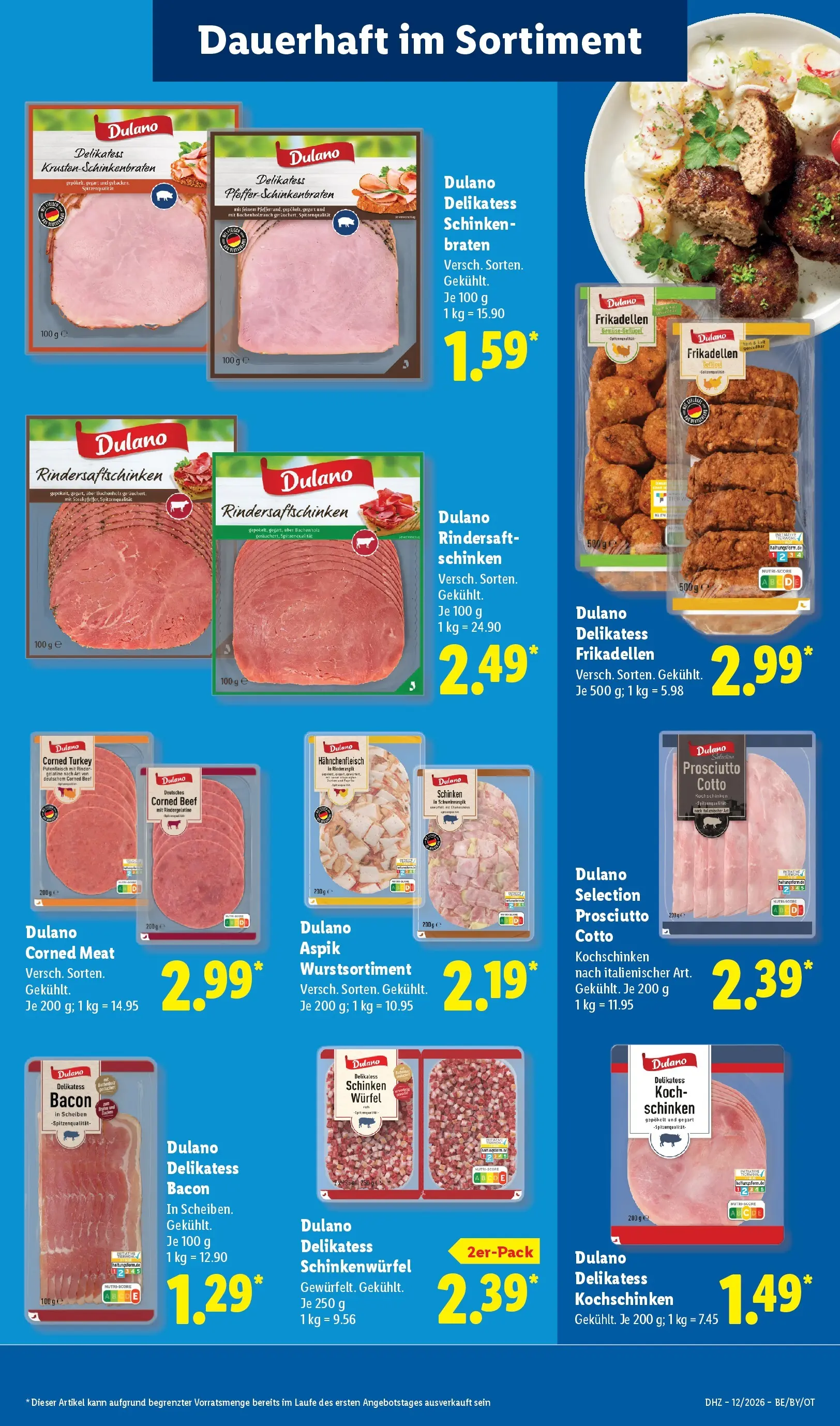 Lidl Prospekt Hof-innenstadt (ab 16.03.2026) zum Blättern » Angebote | Seite: 25 | Produkte: Schinken