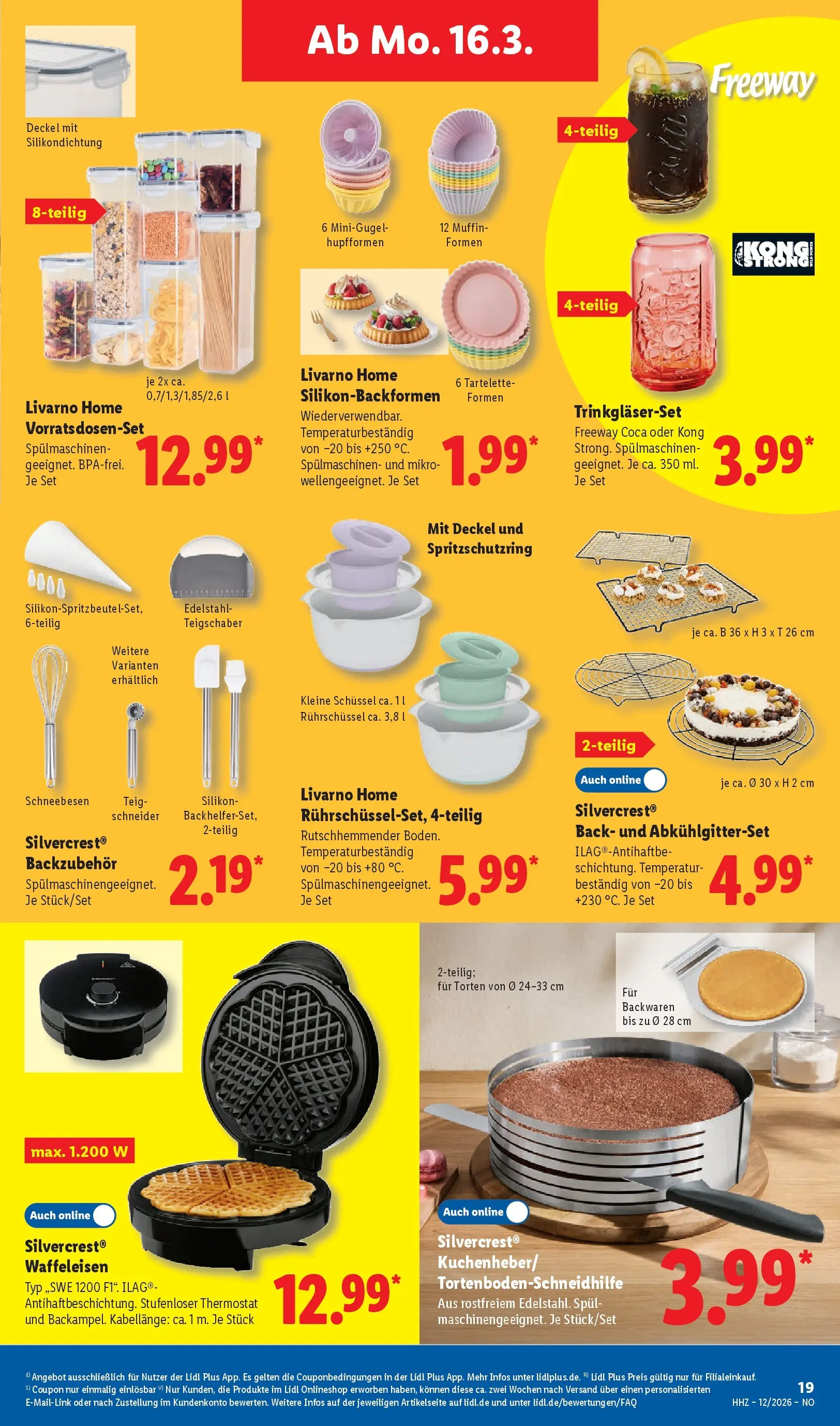 Lidl Prospekt Wahlstedt (ab 16.03.2026) zum Blättern » Angebote | Seite: 31 | Produkte: Waffeleisen